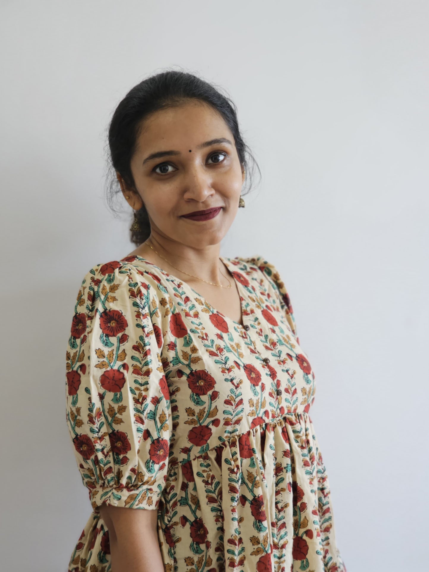 Mila - Handblock Printed Short Kurta