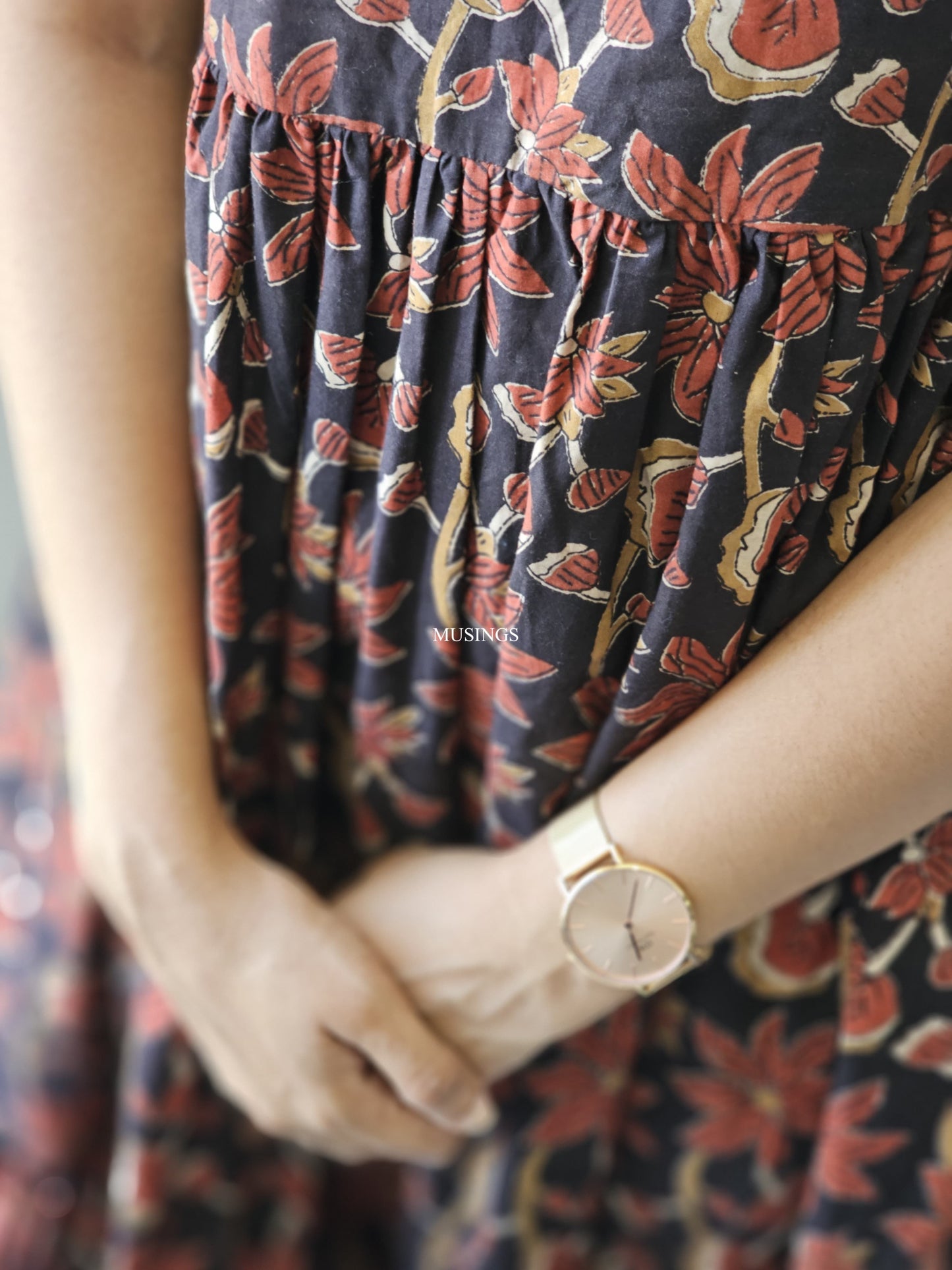 Anantya - Sanganeri Floral Dress