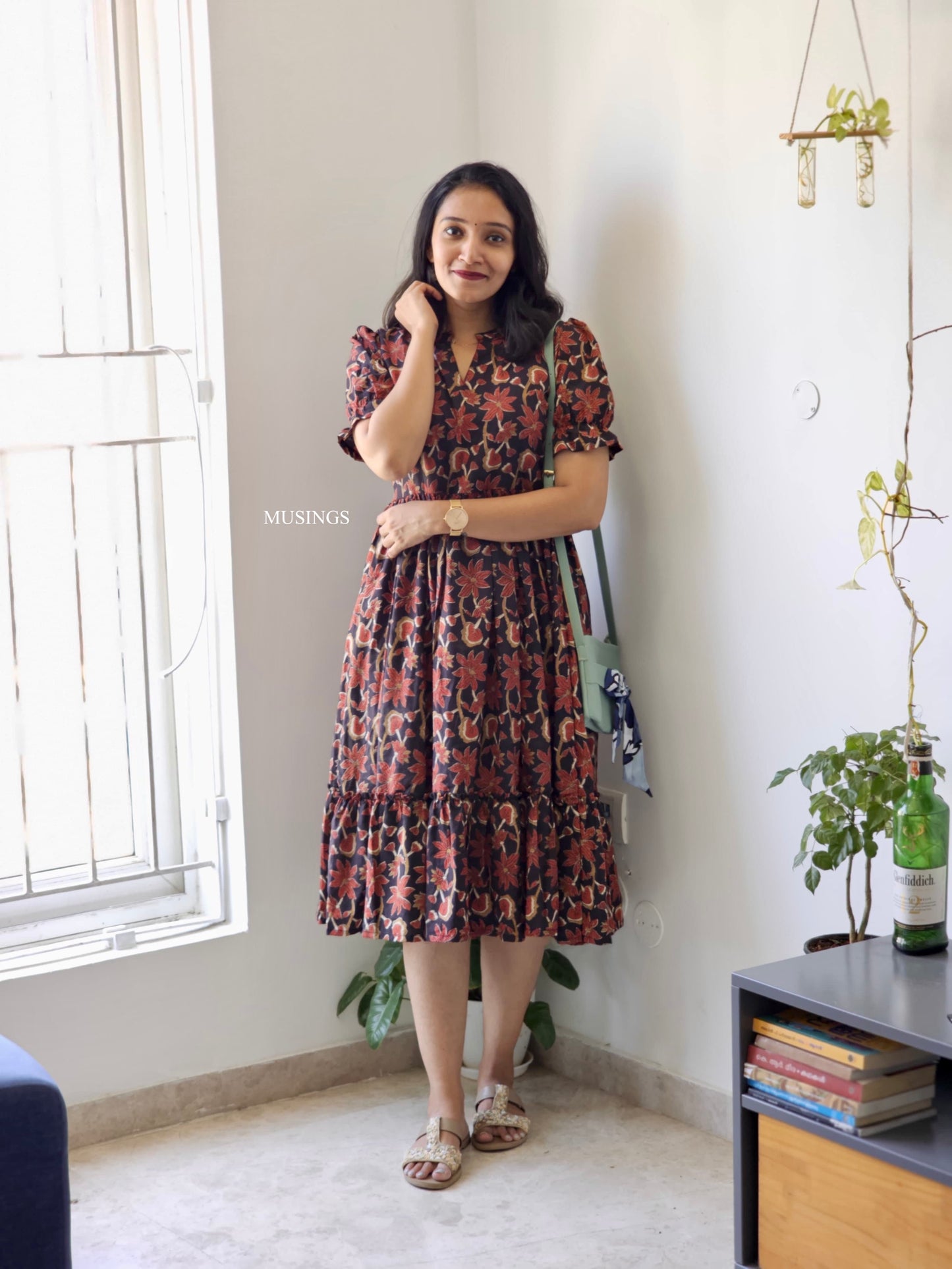 Anantya - Sanganeri Floral Dress