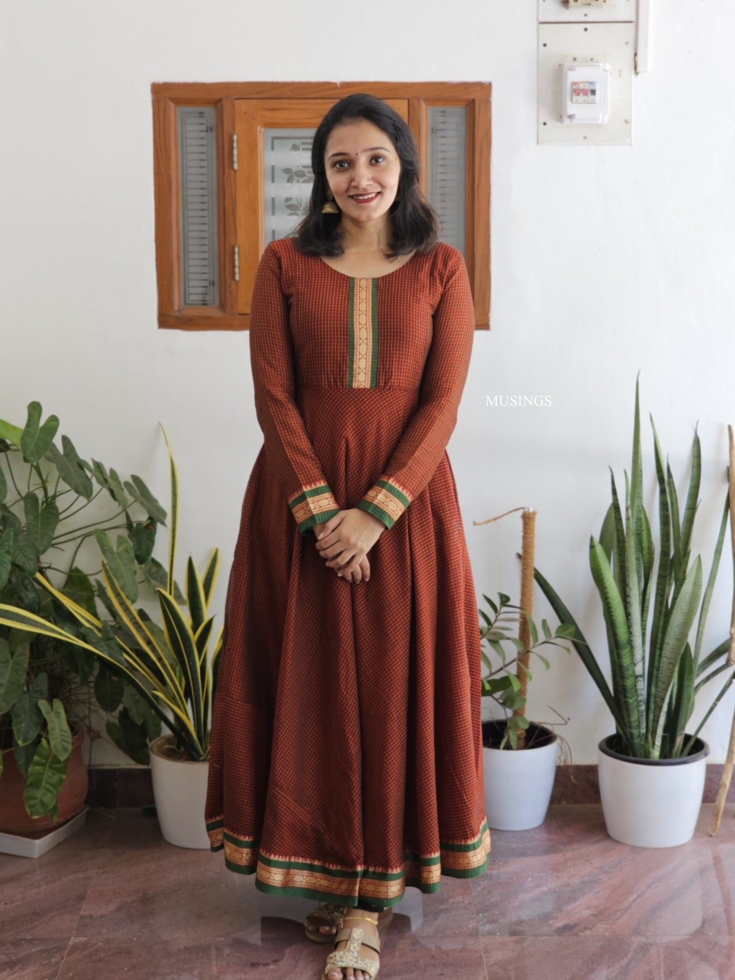 Tejaswini - Narayanpet Anarkali Kurta & Dupatta Set