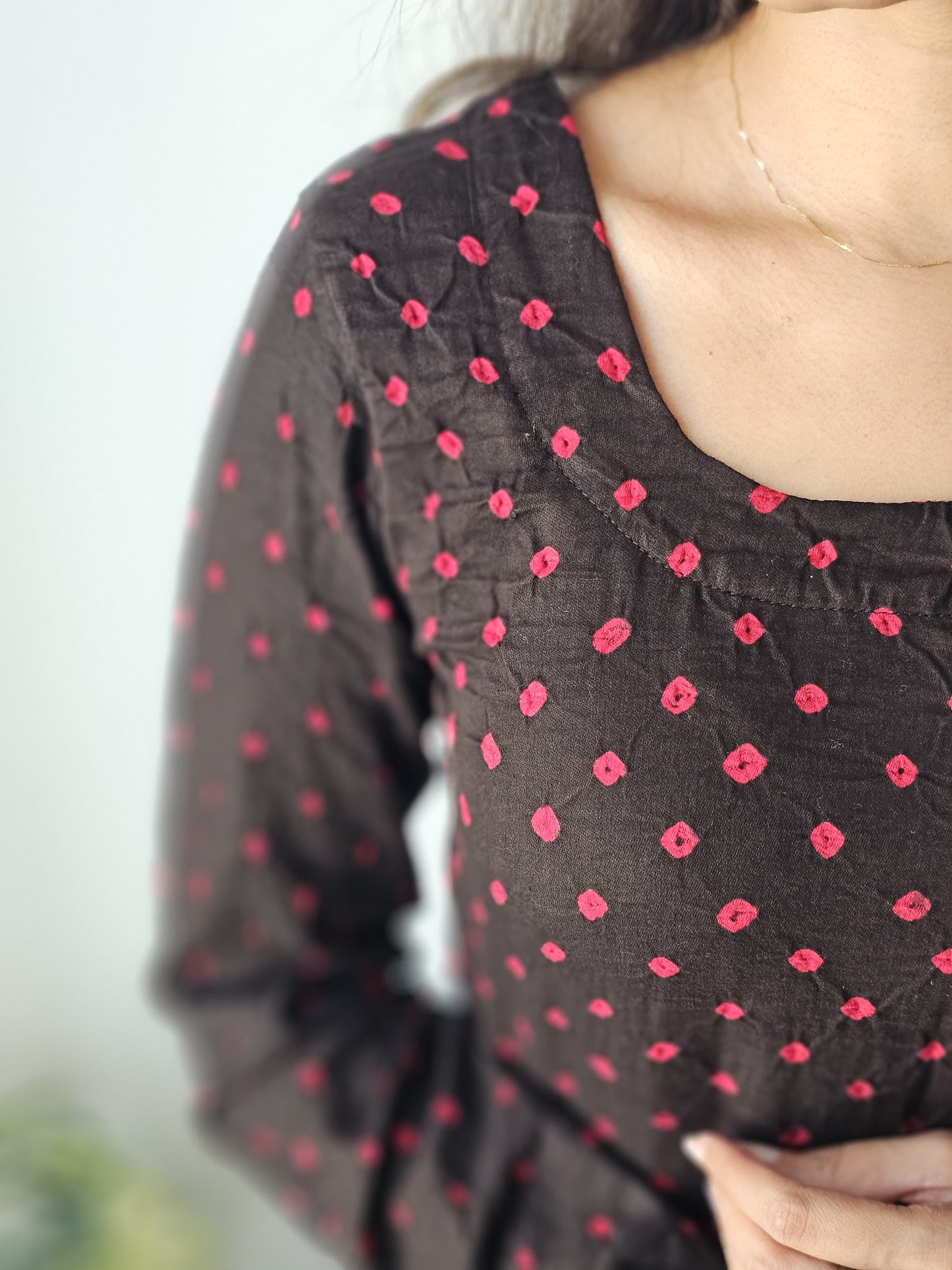 Black Forest - Bandhini Kurta