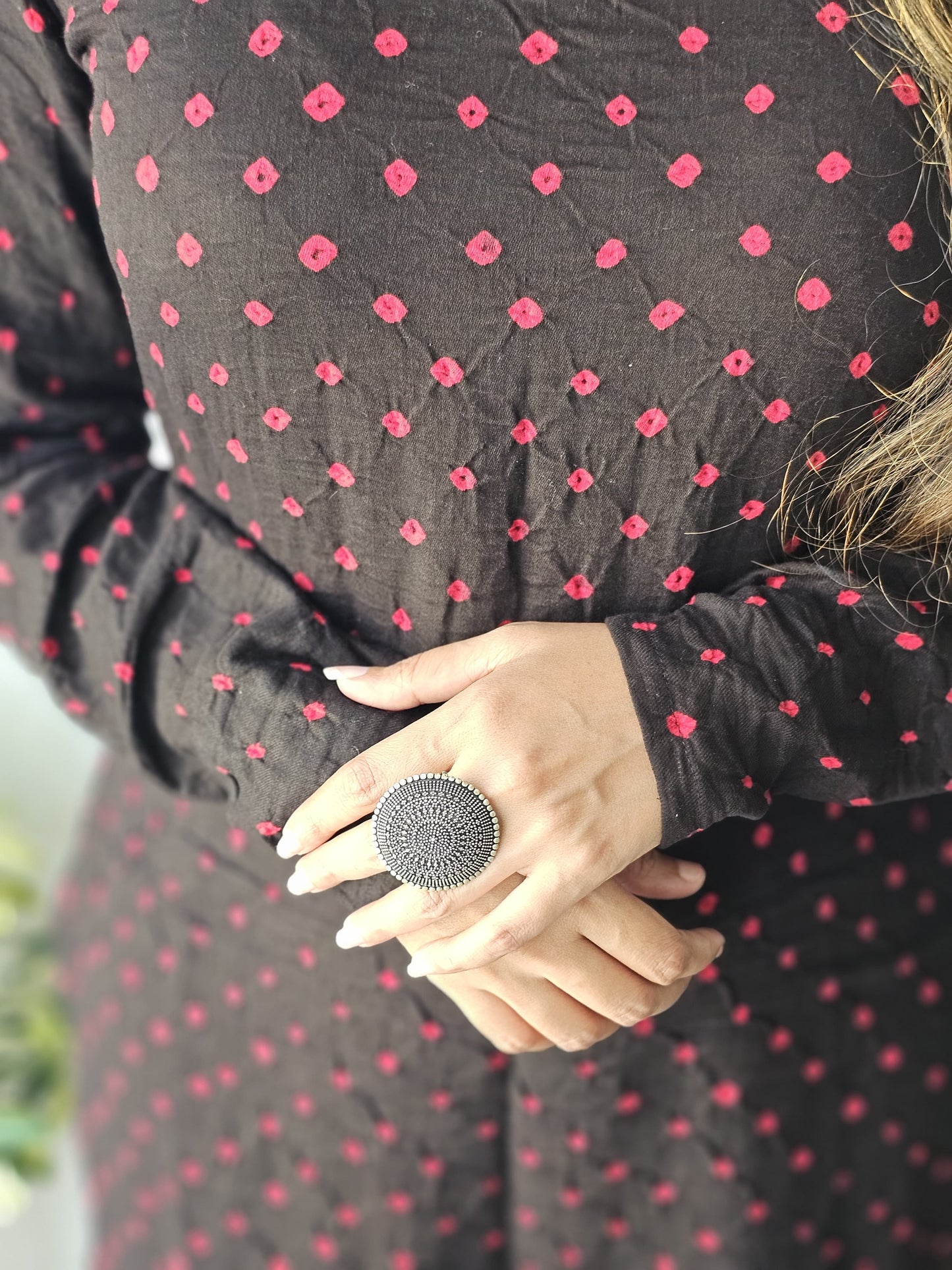 Black Forest - Bandhini Kurta