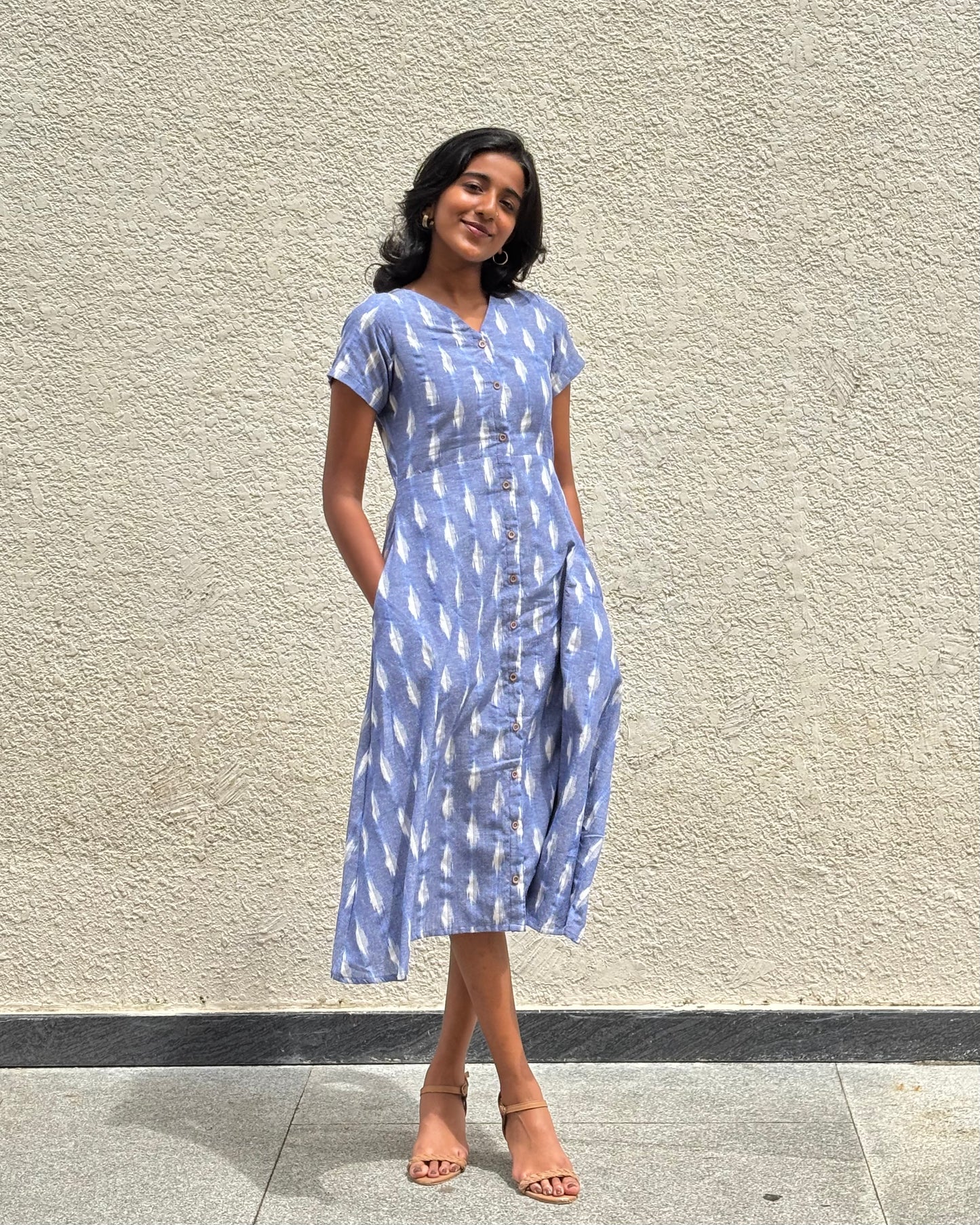 Alice - Ikkat A-line Dress