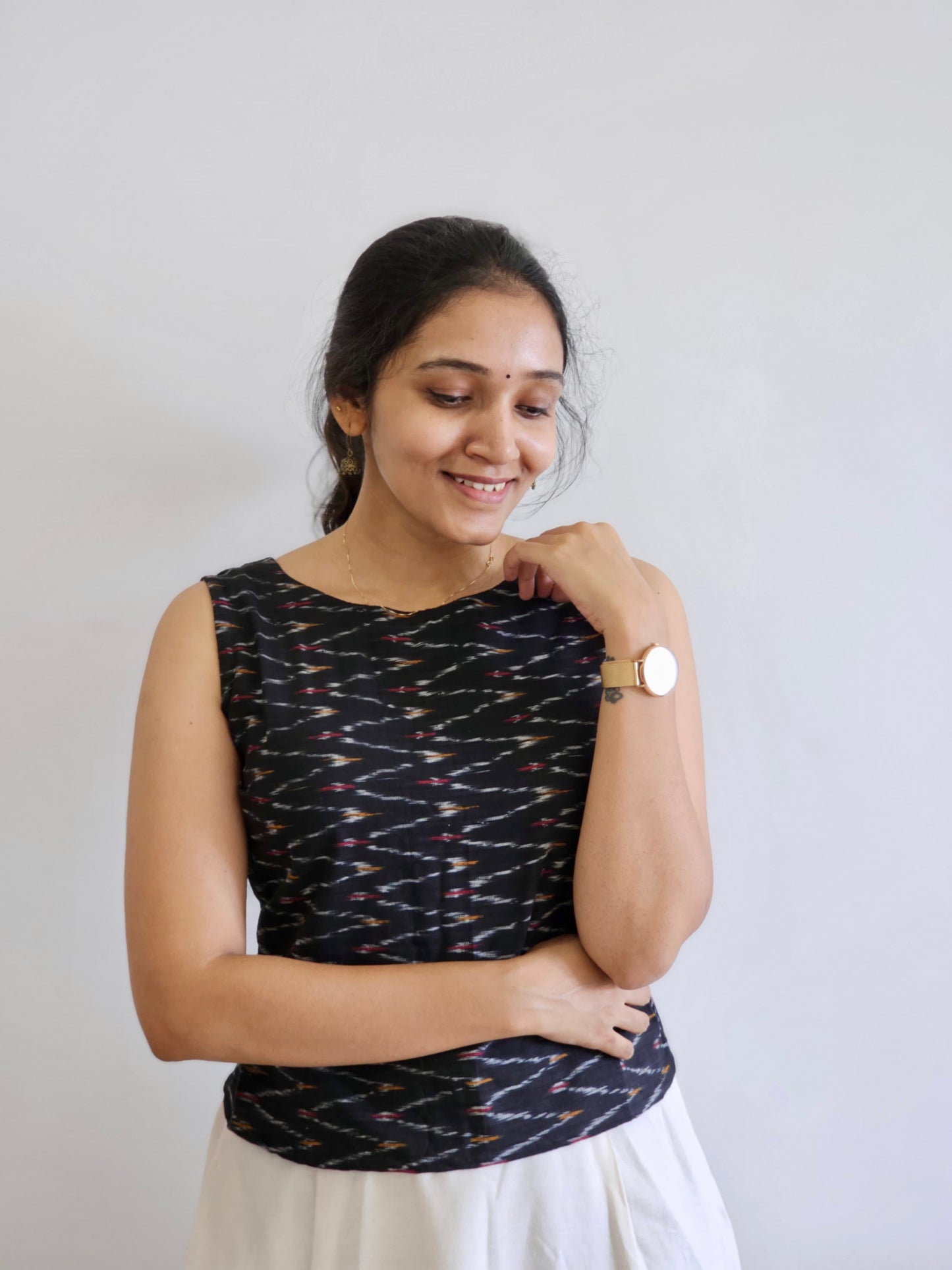 Saadana - Handblock Printed Short Kurta
