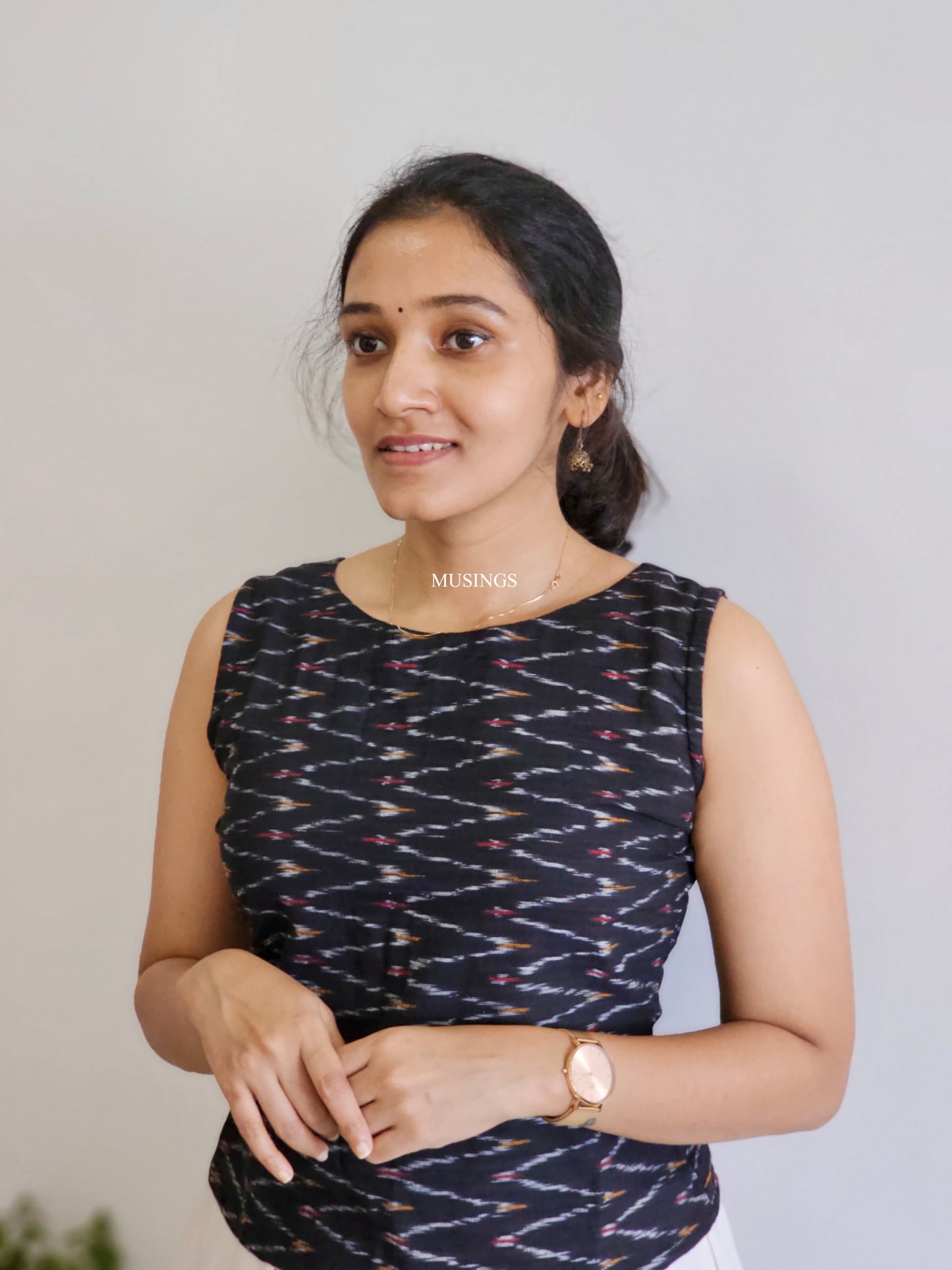 Saadana - Handblock Printed Short Kurta