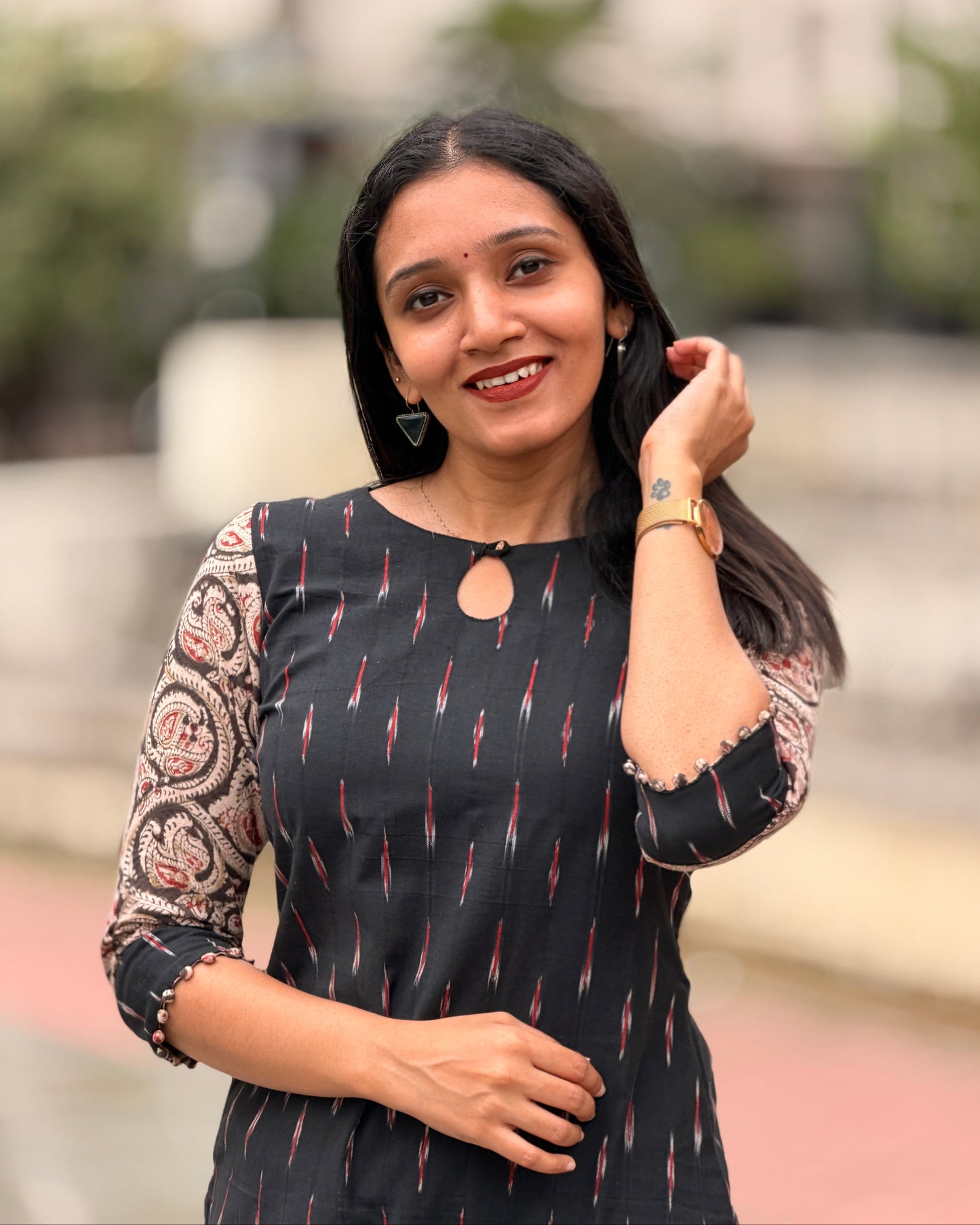 Madhumitha - Ikkat x Kalamkari Fusion Kurta