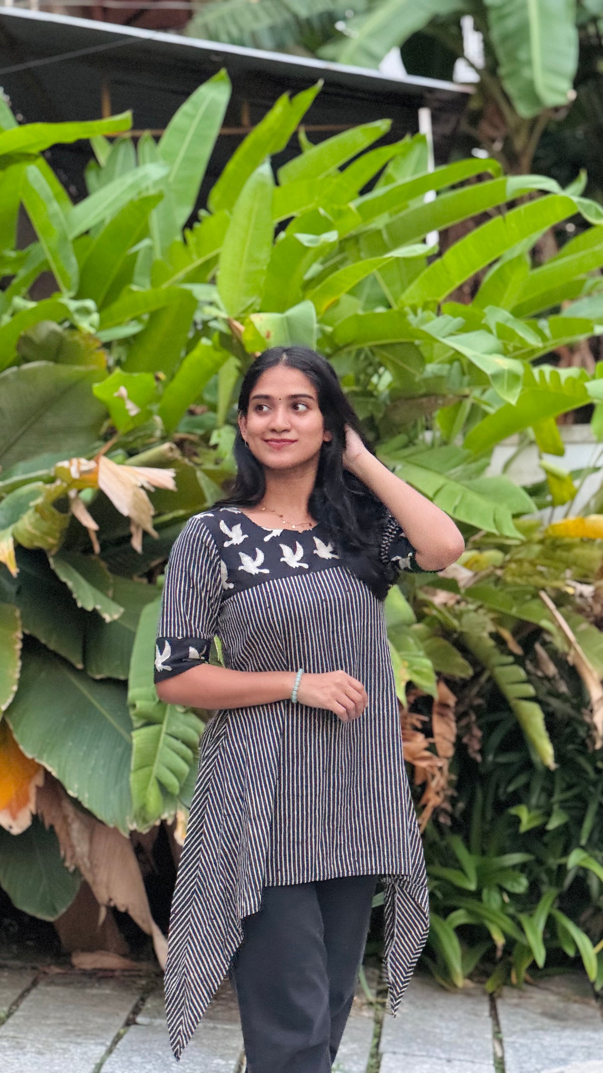 Niya - Ajrakh Fusion Short Kurta
