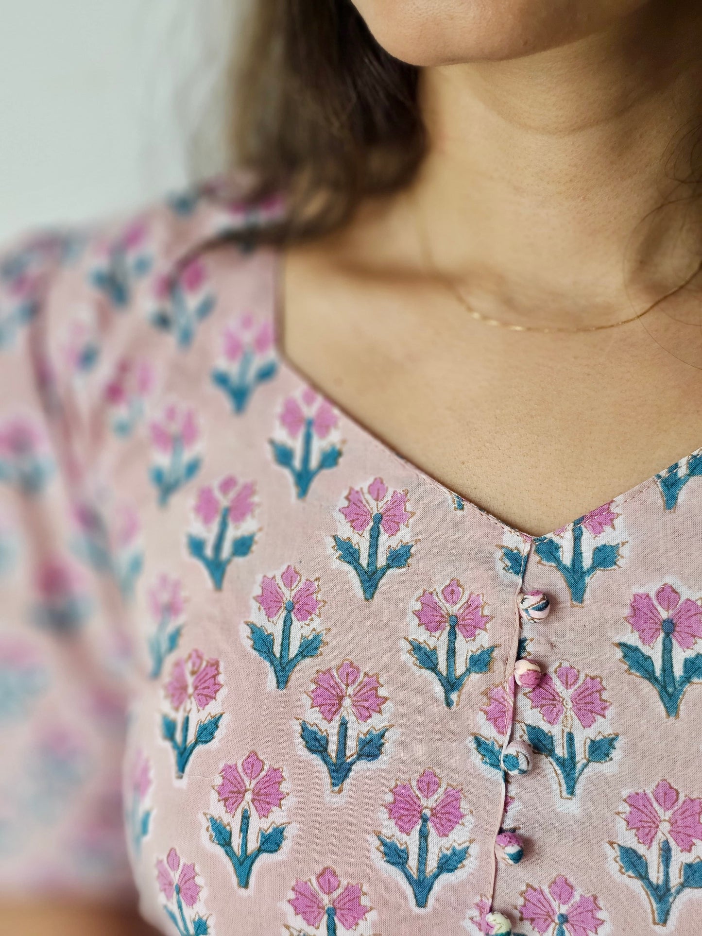 Lovelina - Handblock printed Dress