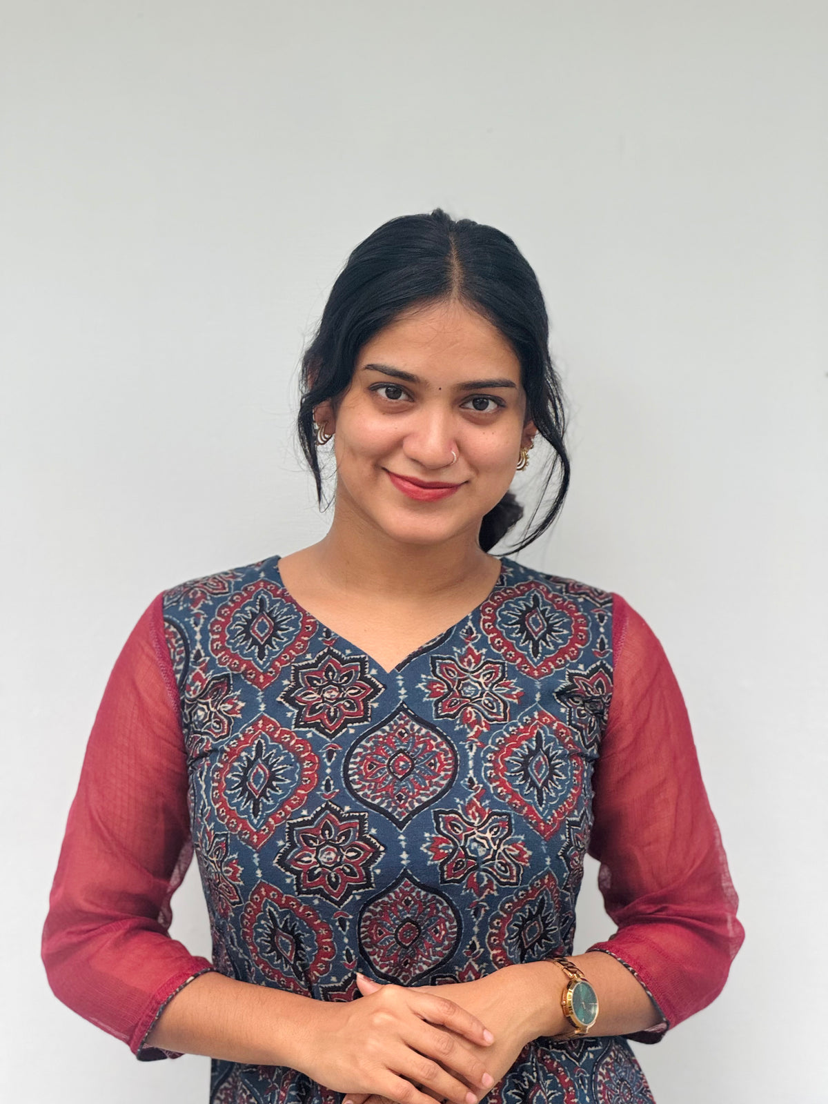 Dhara - Ajrakh Fusion Kurta