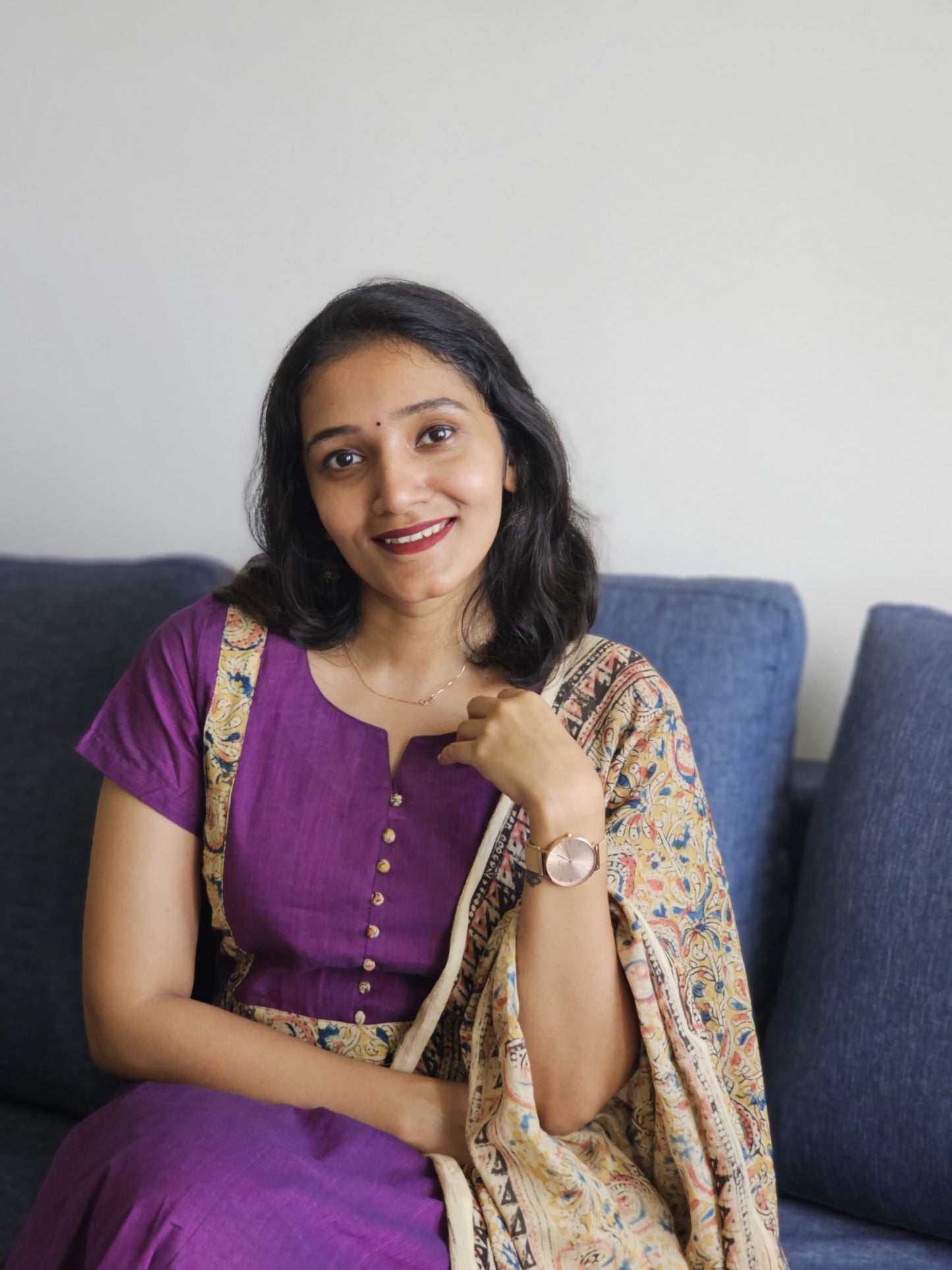 Janaki - Mangalgiri X Kalamkari Fusion Kurta Set