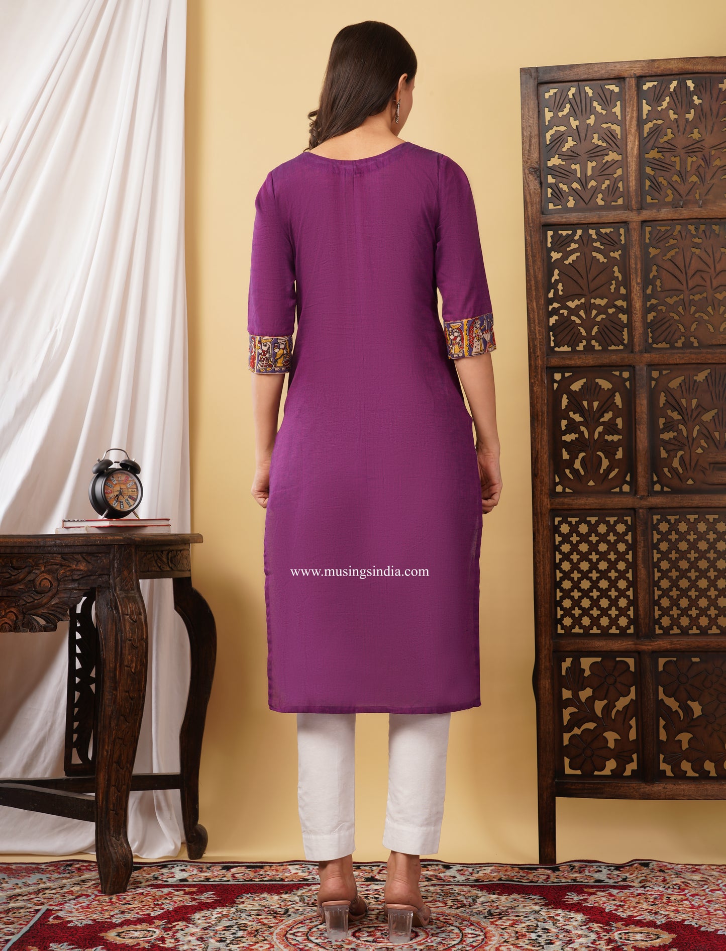 Kaamini - Mangalgiri X Kalamkari Fusion Kurta