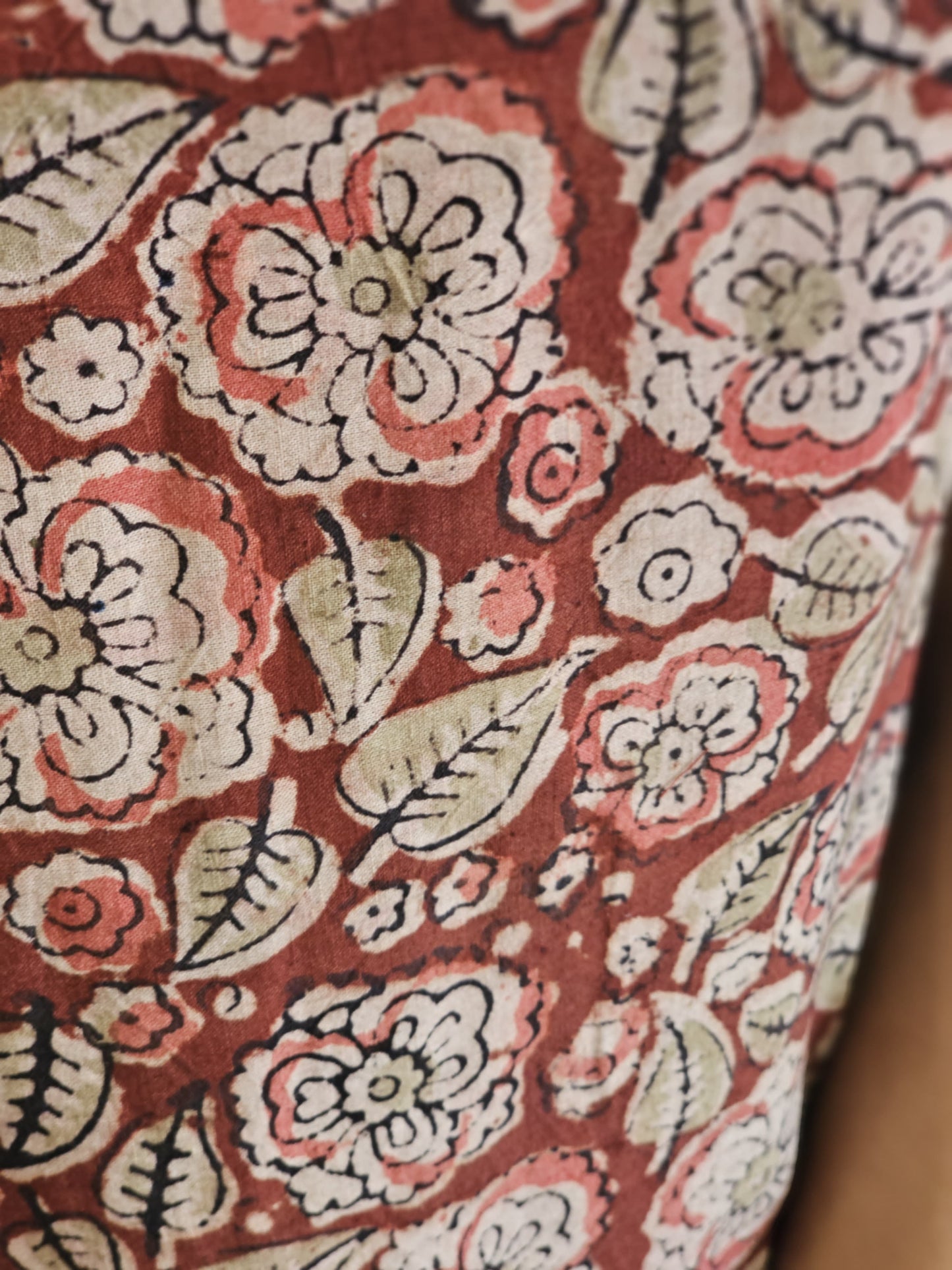 Chinmay - Kalamkari Handblock Printed Crop Top