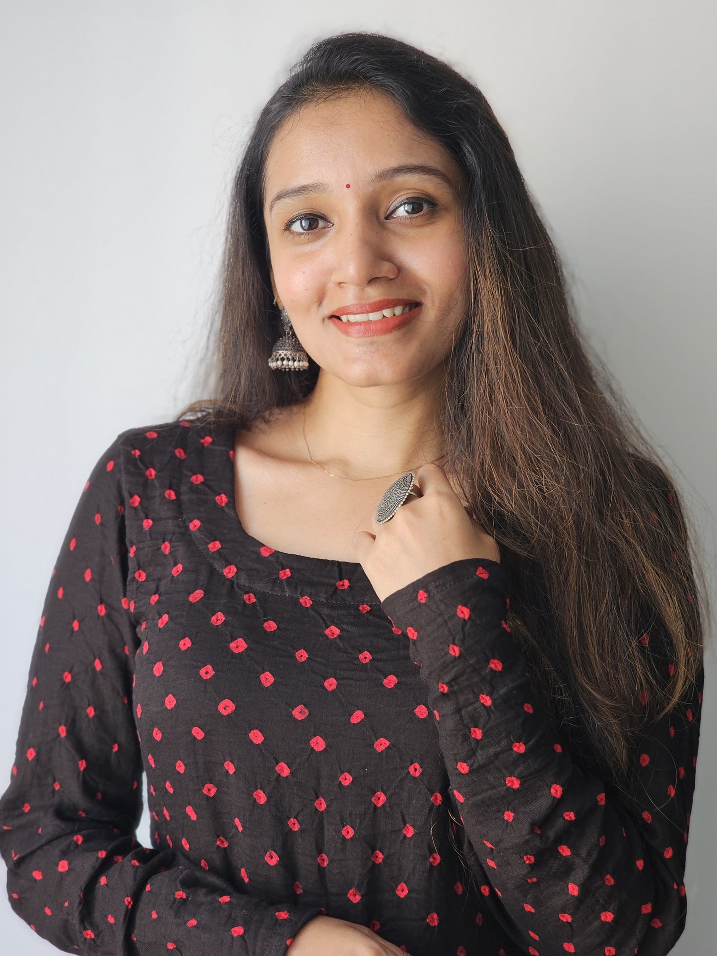 Black Forest - Bandhini Kurta