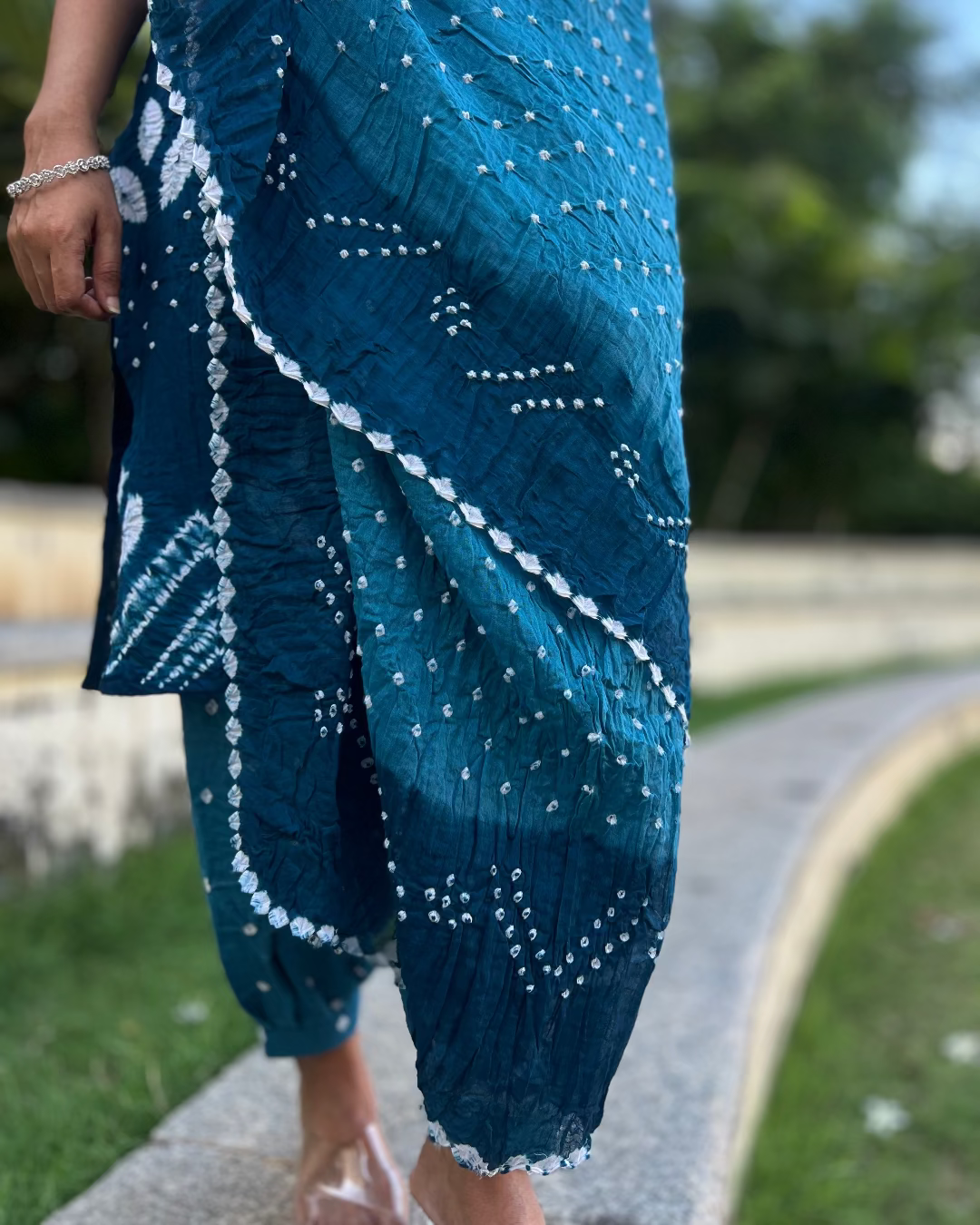 Meraki - Bandhej x Shibori Kurta Set