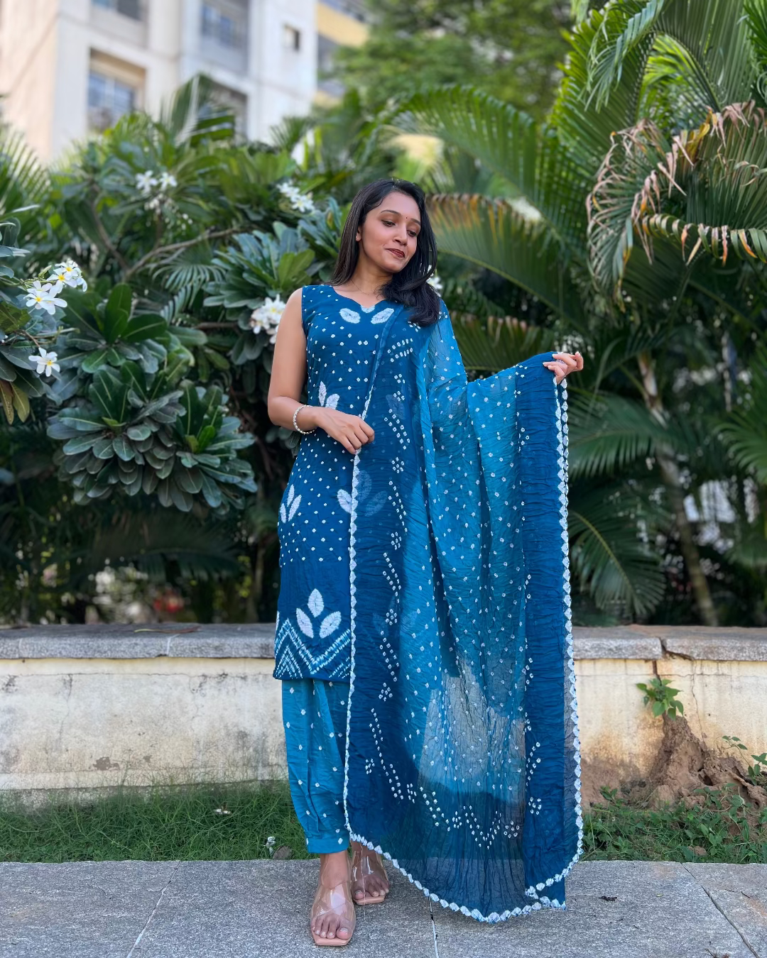 Meraki - Bandhej x Shibori Kurta Set