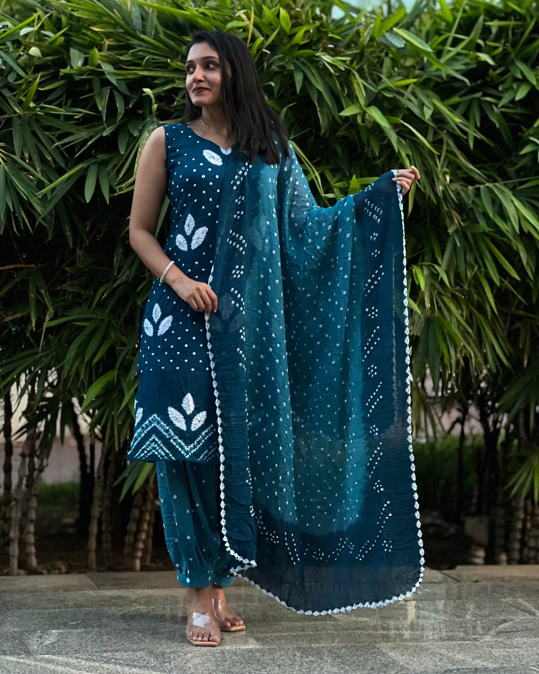 Meraki - Bandhej x Shibori Kurta Set