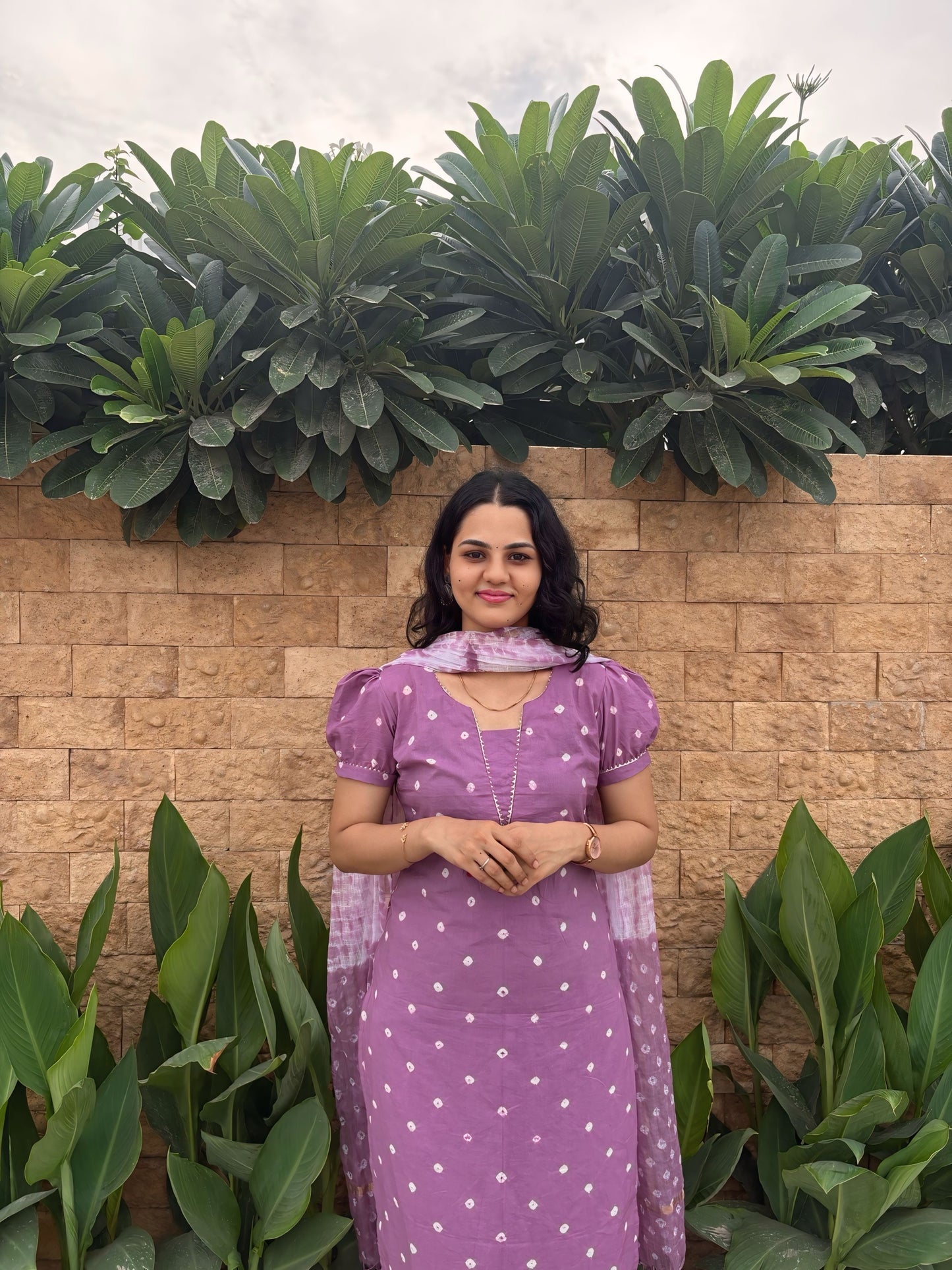 Saanvi Bandhej Kurta Set