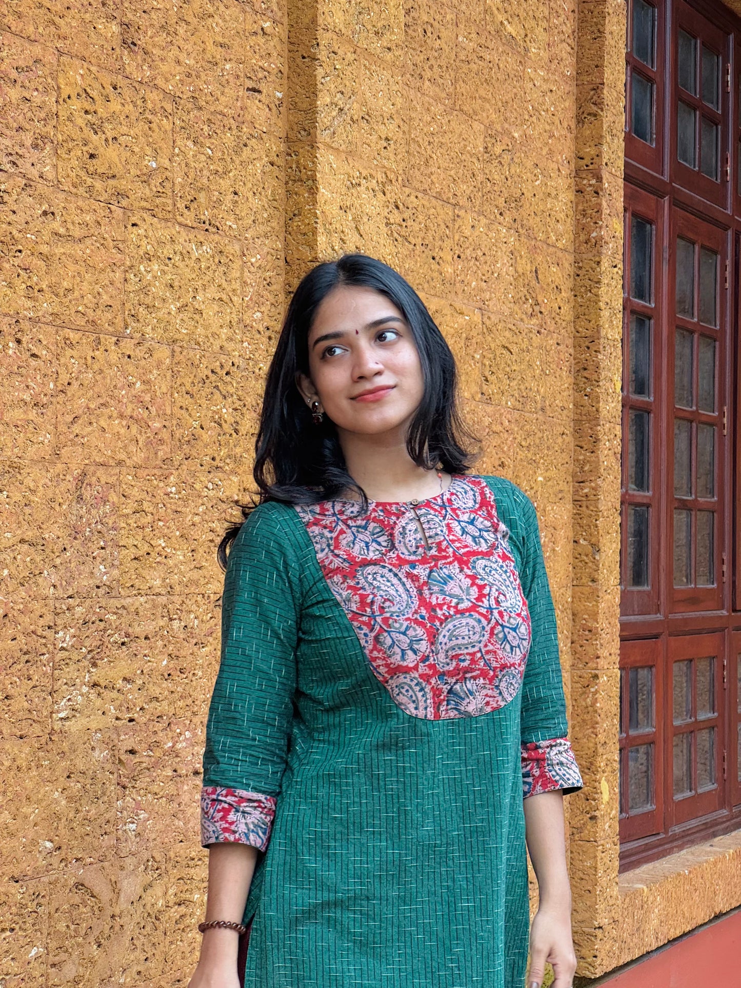 Kadambari - Ikkat x Kalamkari Fusion Kurta
