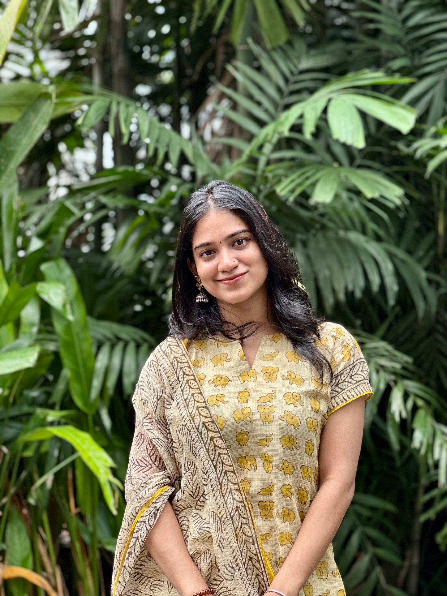 Jumbo - Kota Handblock Printed Suit Set