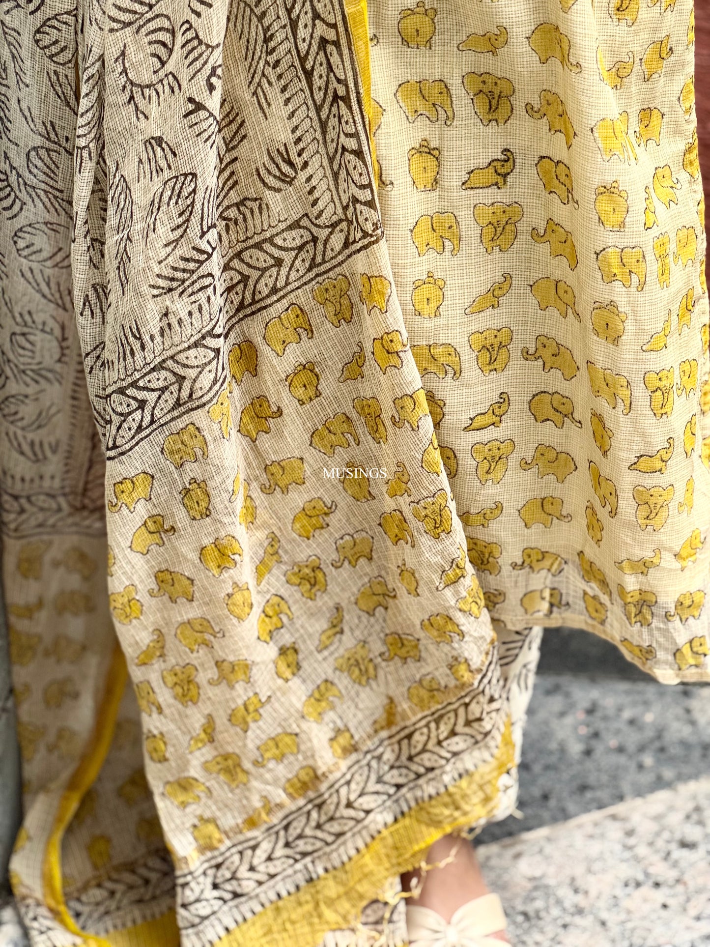 Jumbo - Kota Handblock Printed Suit Set