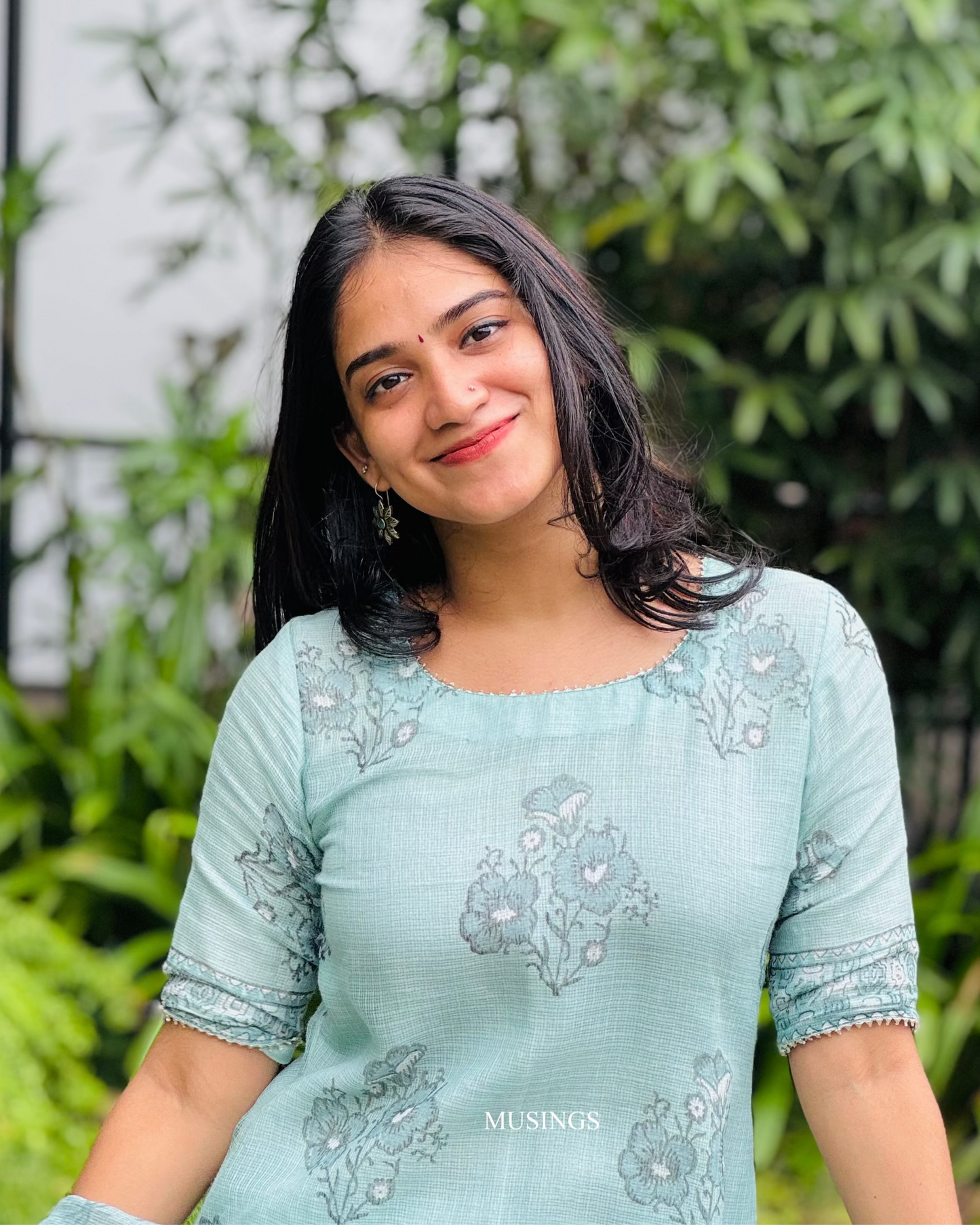Lilah - Premium Handblock Printed Kota Suit Set