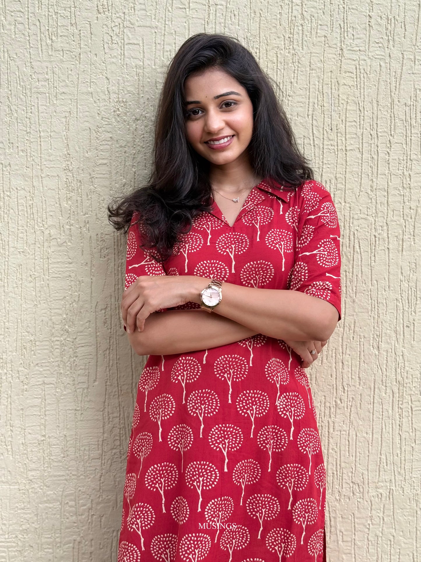 Mithra - Sanganeri Handblock Printed Kurta Set