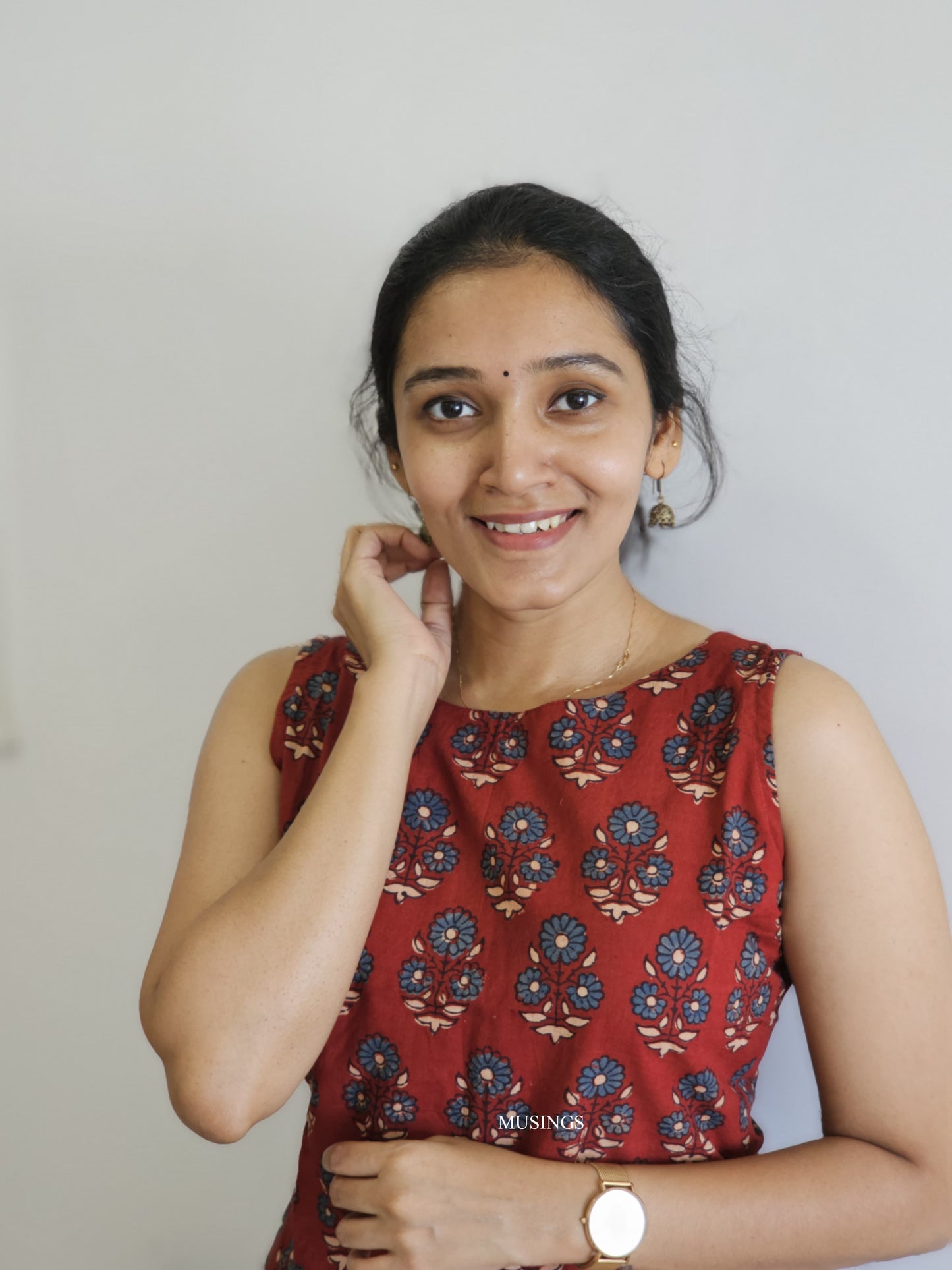 Rumi - Handblock Printed Crop Top