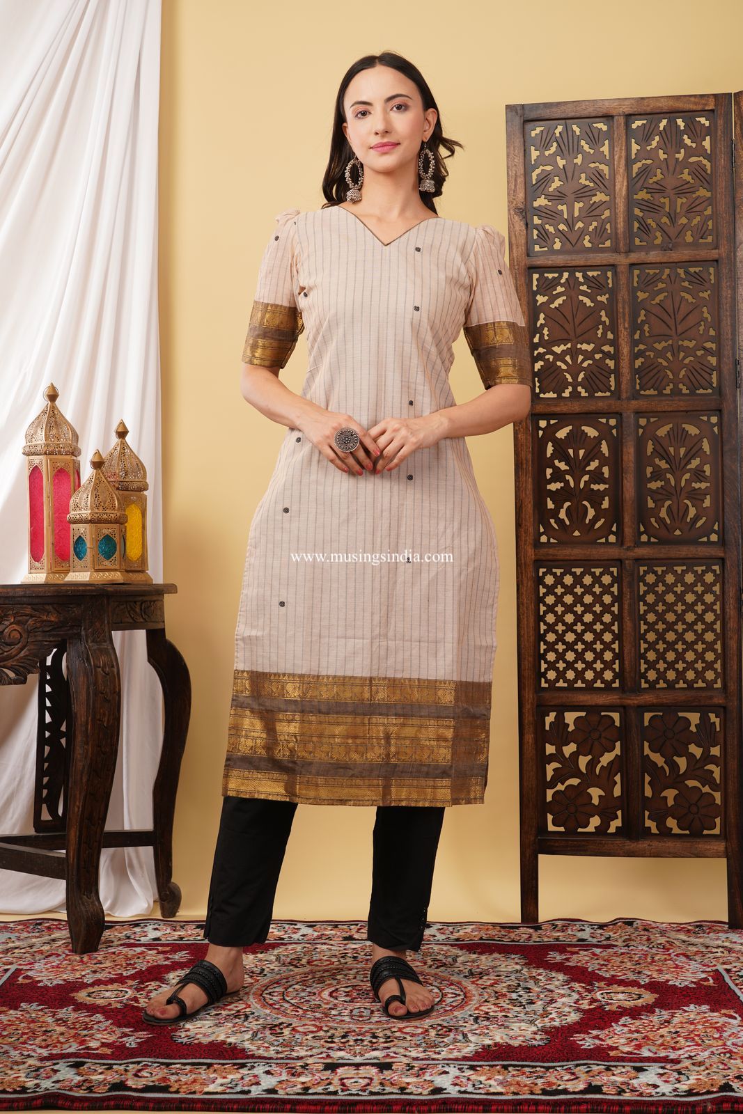 Dhamayanthi - Chettinad Cotton Kurta
