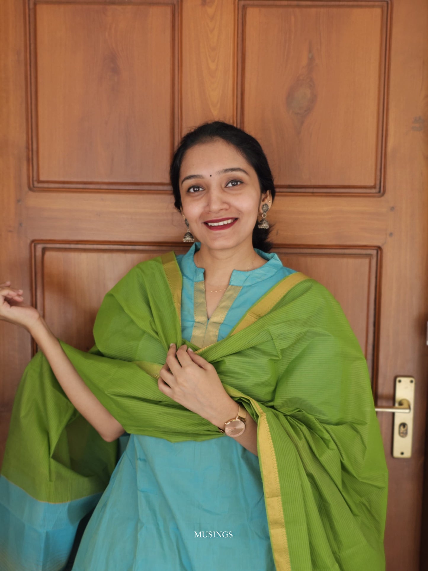 Sindhu - Mangalgiri Handloom Kurta Set
