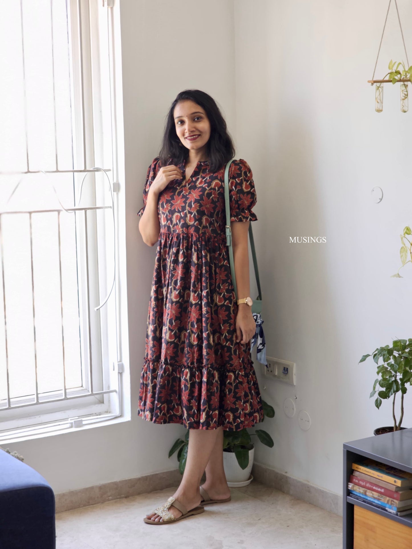 Anantya - Sanganeri Floral Dress