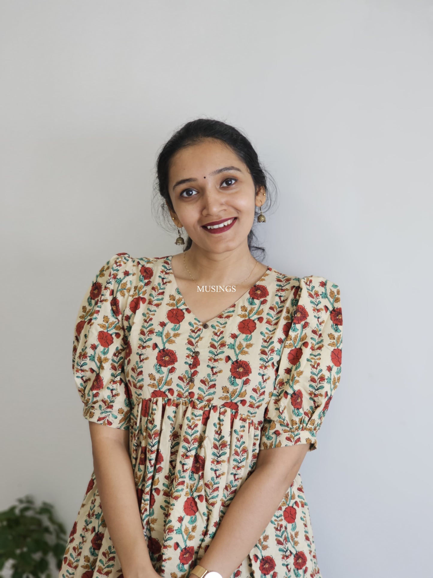 Mila - Handblock Printed Short Kurta