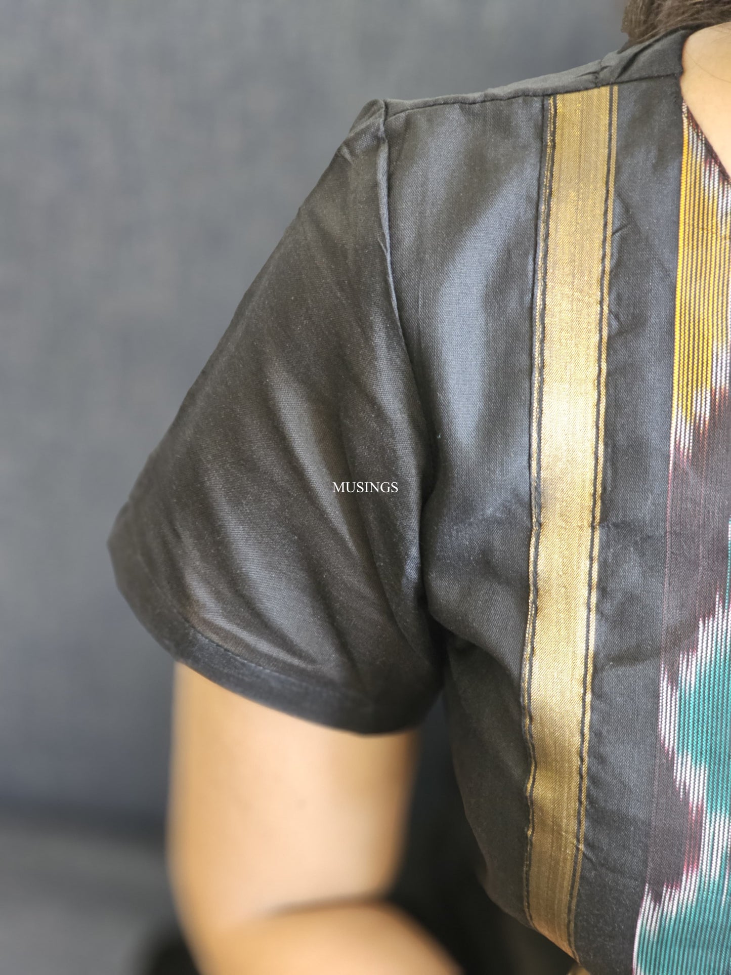 Pranavi - Pochampally Silk Cotton Kurta Set