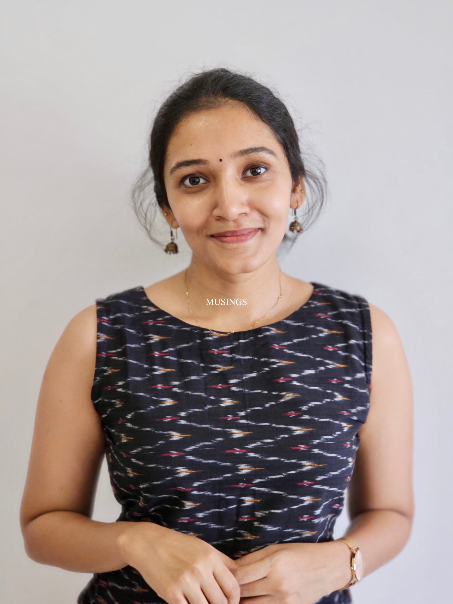 Saadana - Handblock Printed Short Kurta