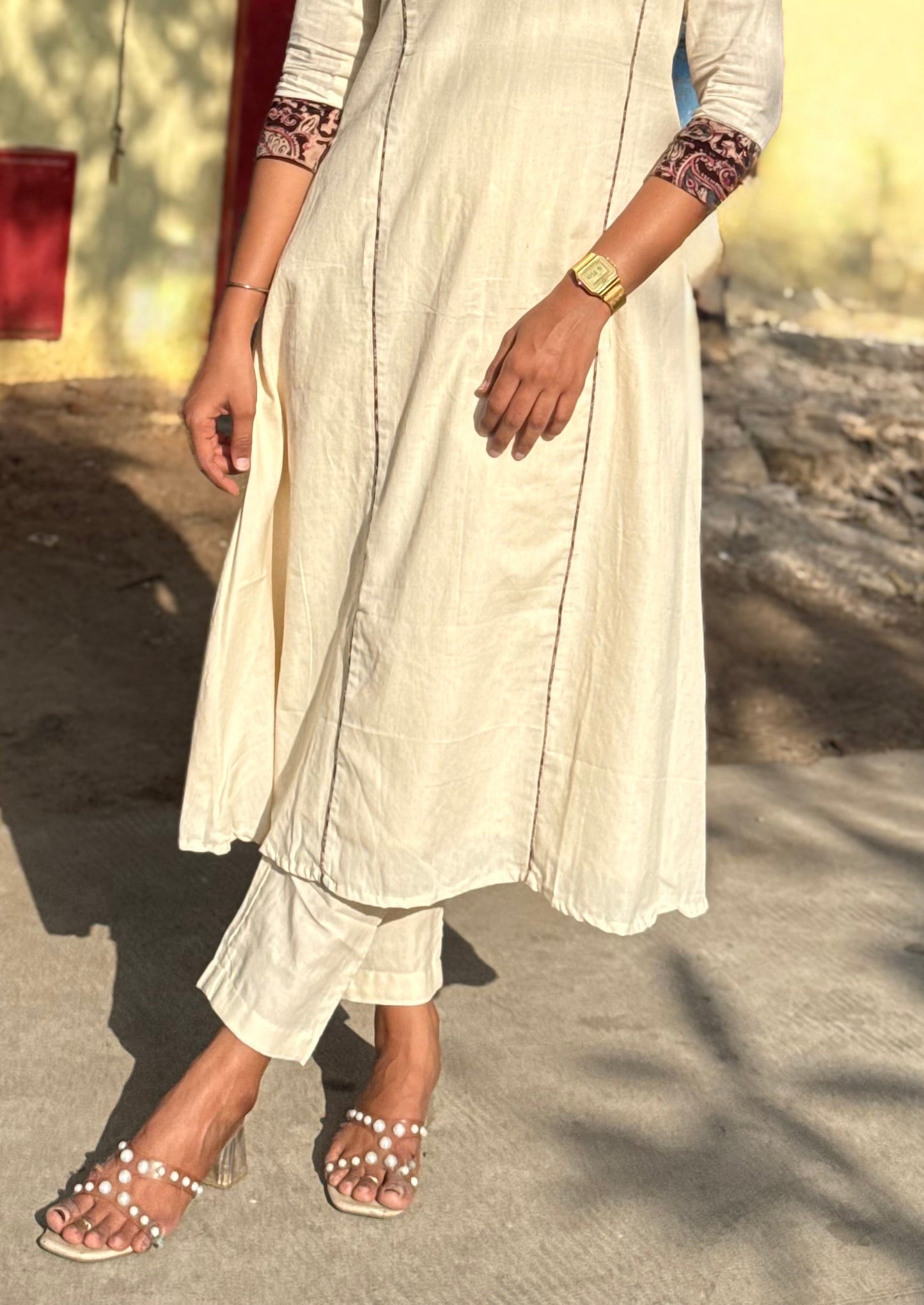 Vaayu - Handloom Straight Pants