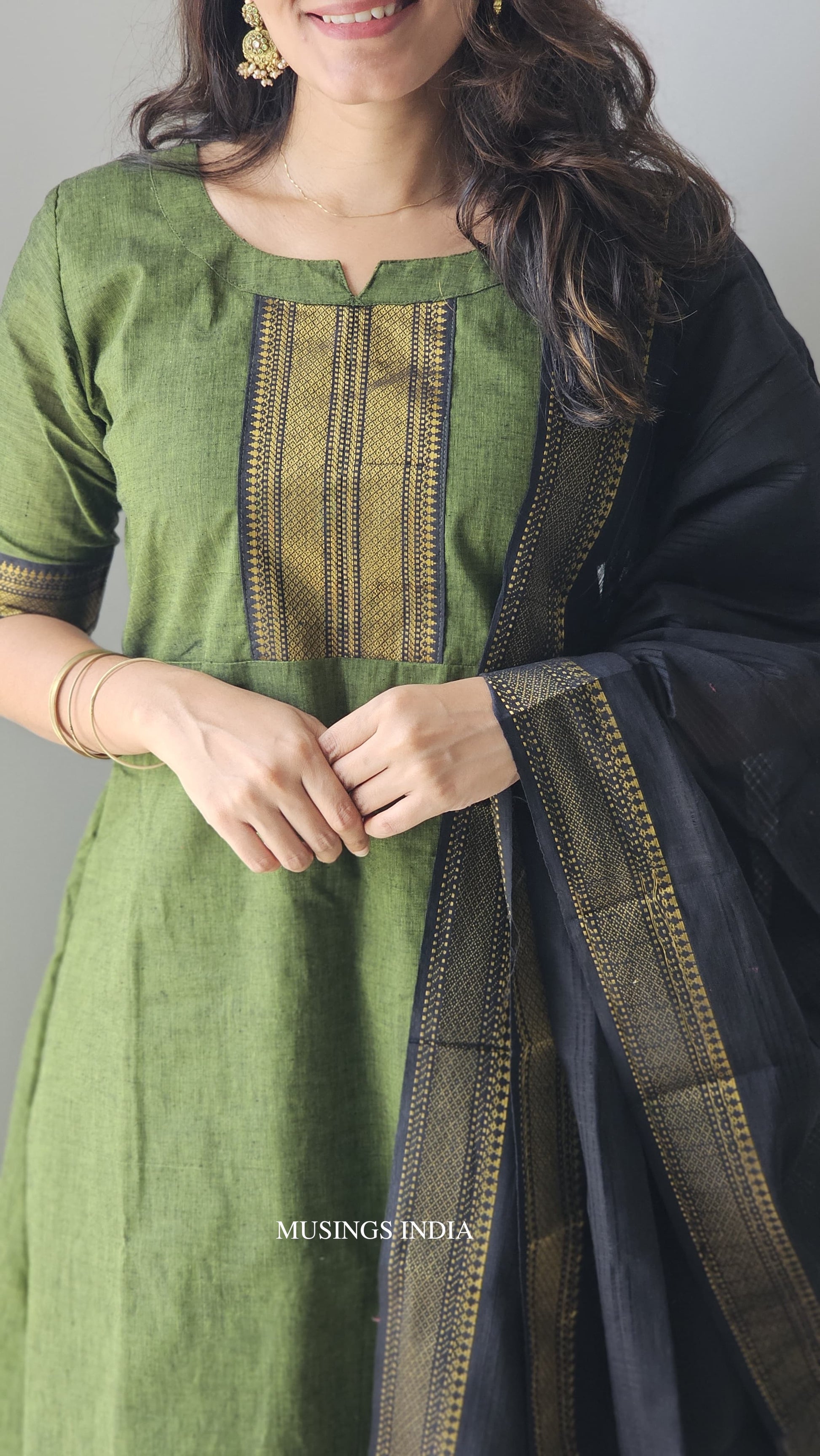 Sundari - Mangalgiri Kurta Set Musings Sundari - Mangalgiri Kurta Set Musings