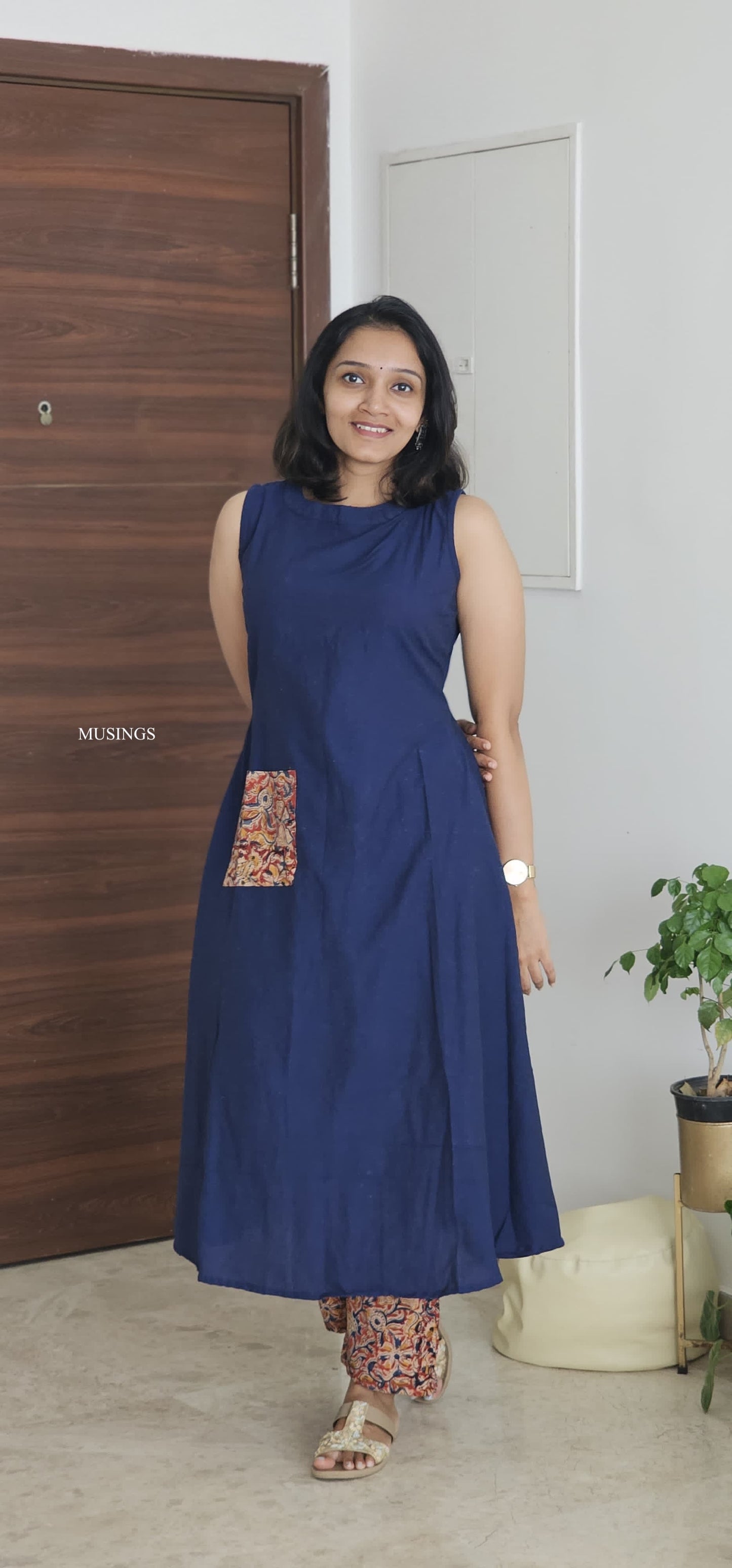 Nethra - Handloom x Kalamkari Kurta set