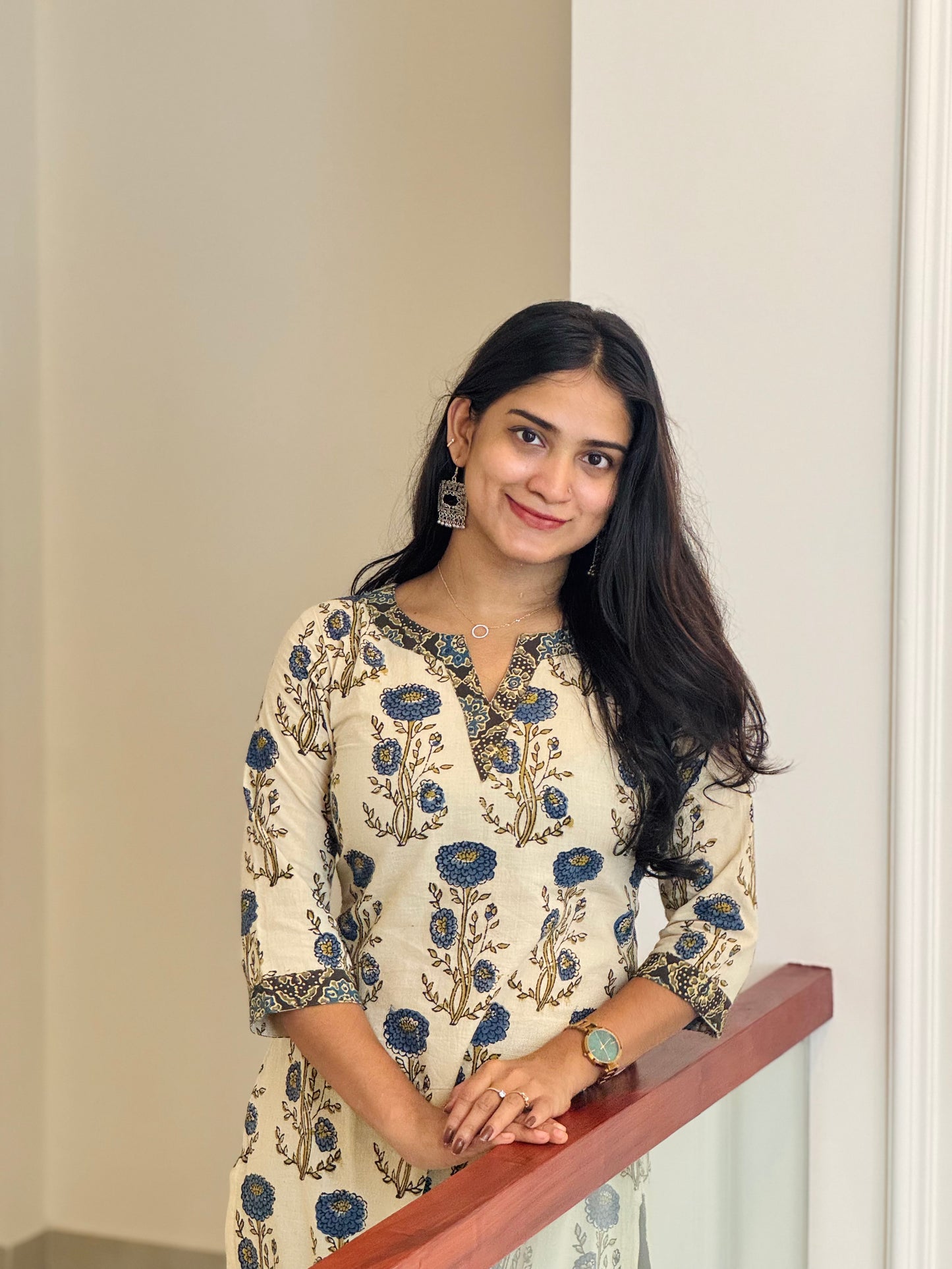 Athmika - Ajrakh Fusion Kurta