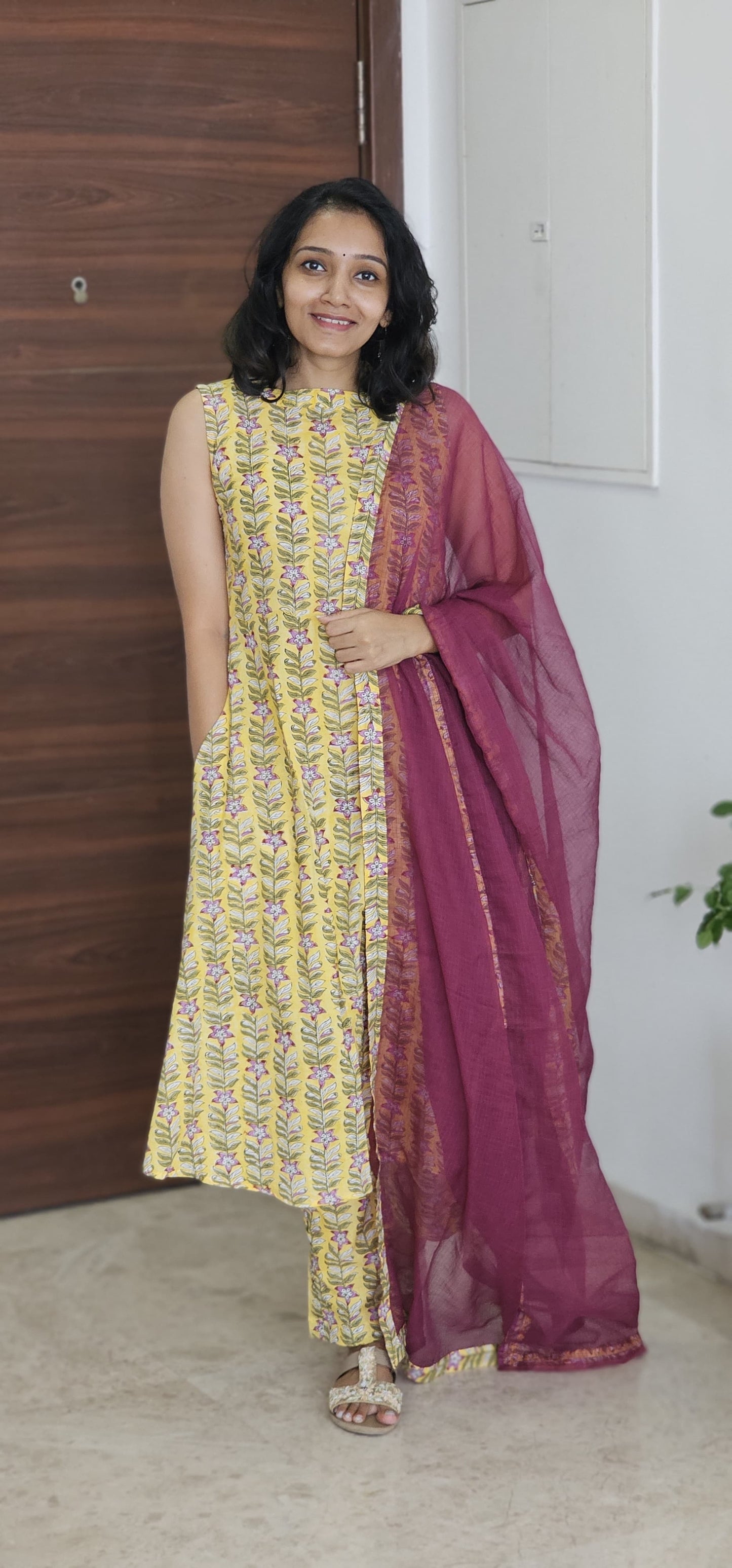 Mythri - Sanganeri Handblock Printed Kurta set