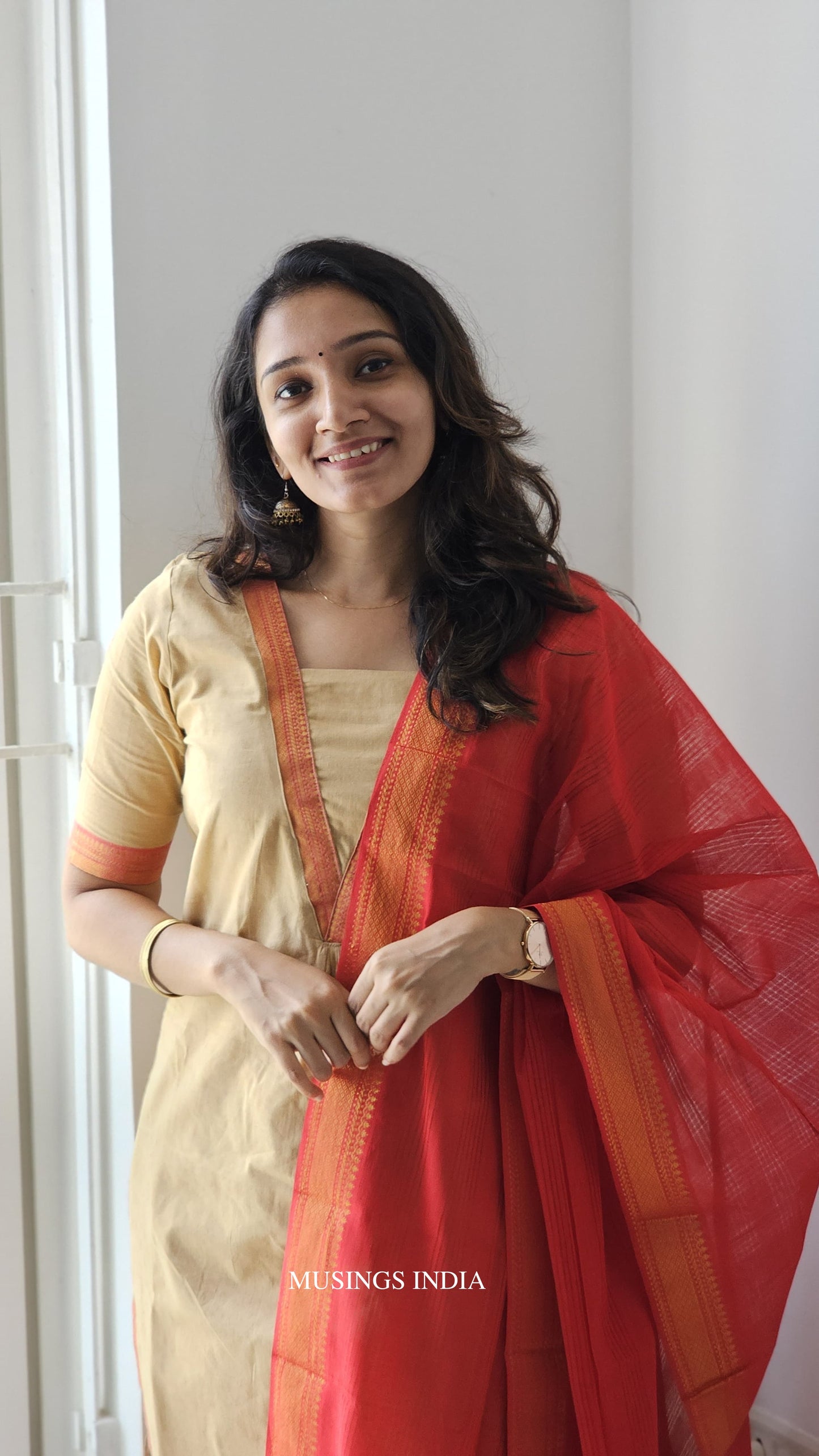 Nithya - Mangalgiri Kurta Set