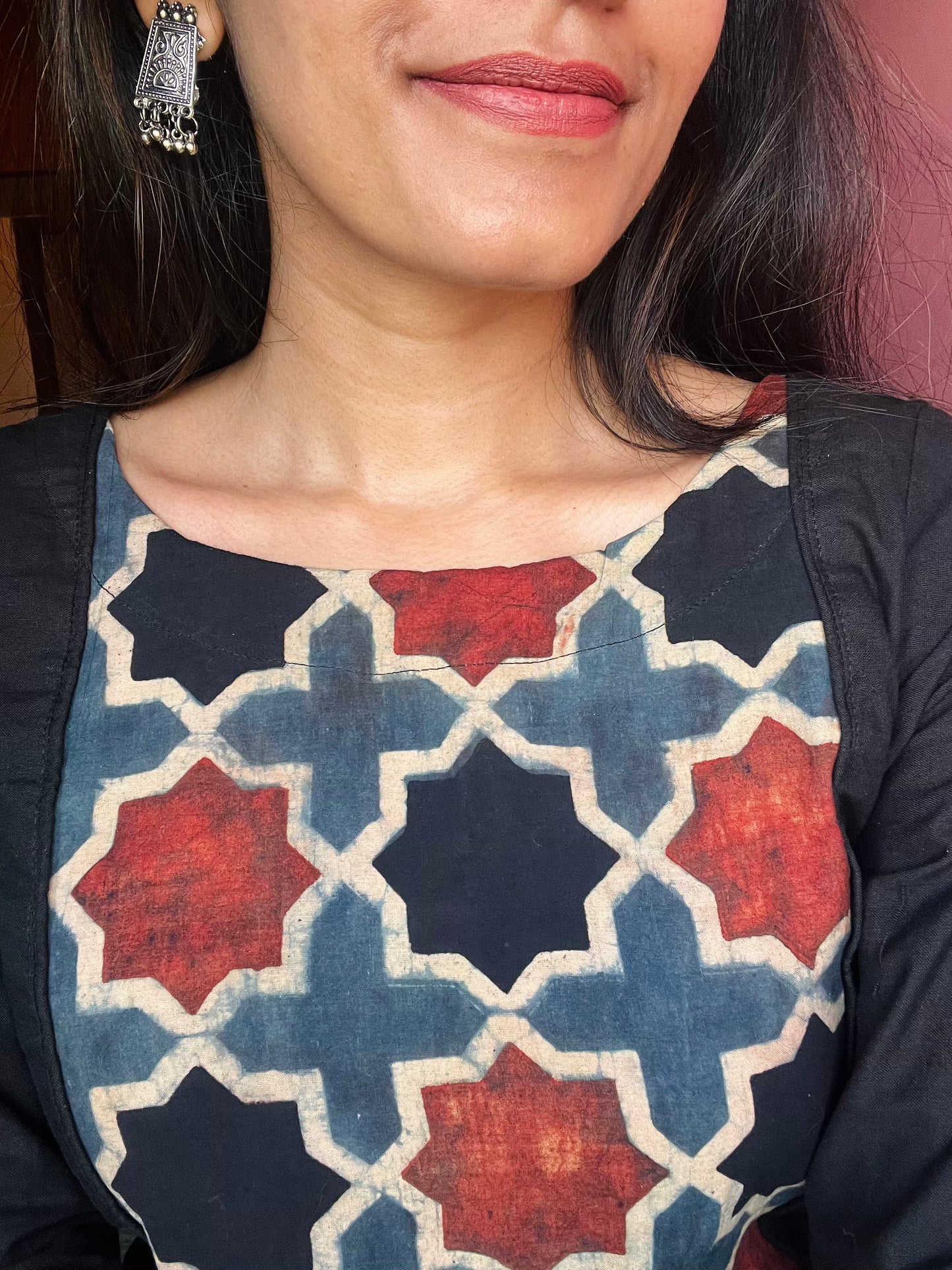 Zara - Ajrakh handblock printed