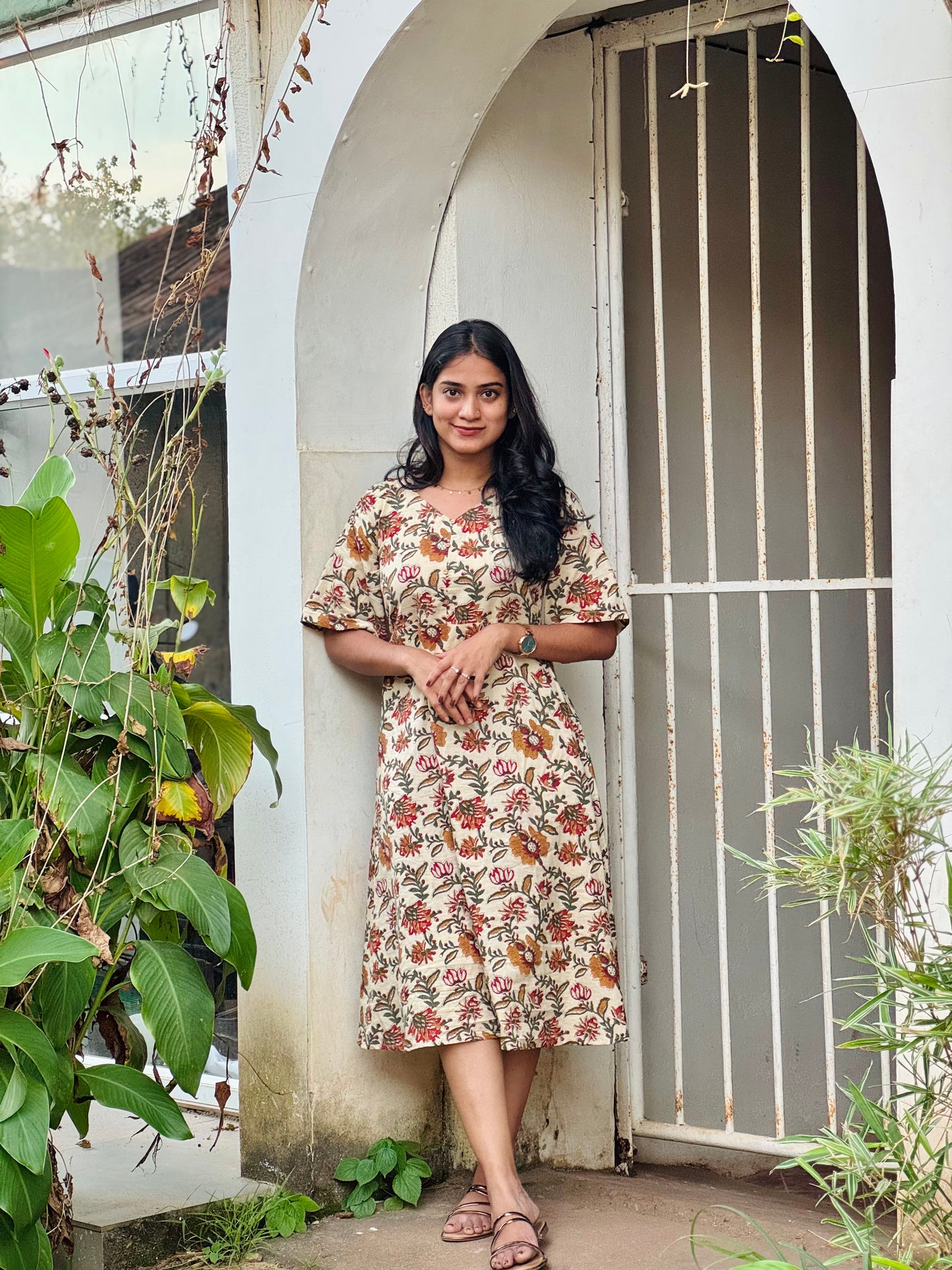 Payal - Handblock Printed Dress