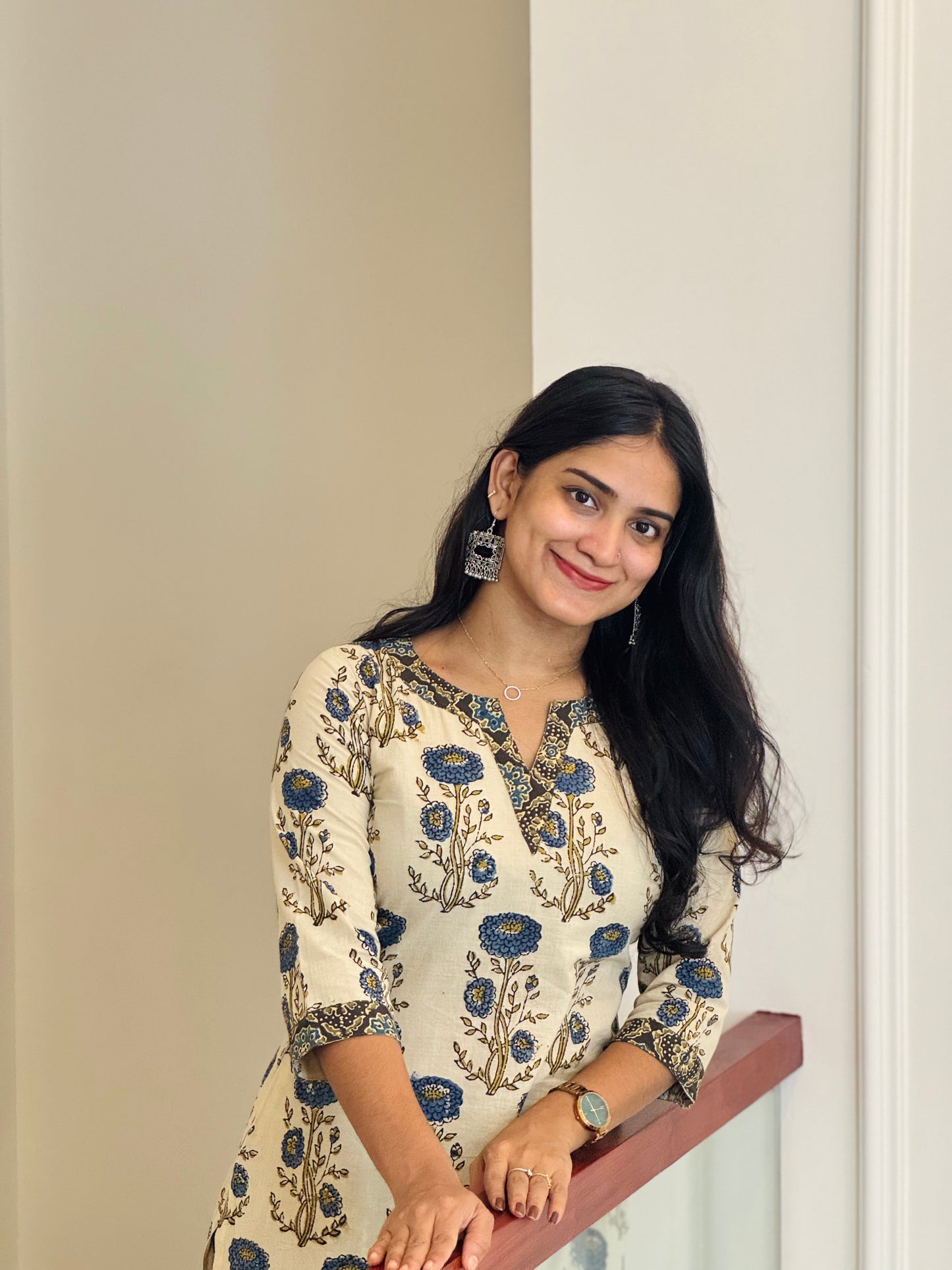 Athmika - Ajrakh Fusion Kurta