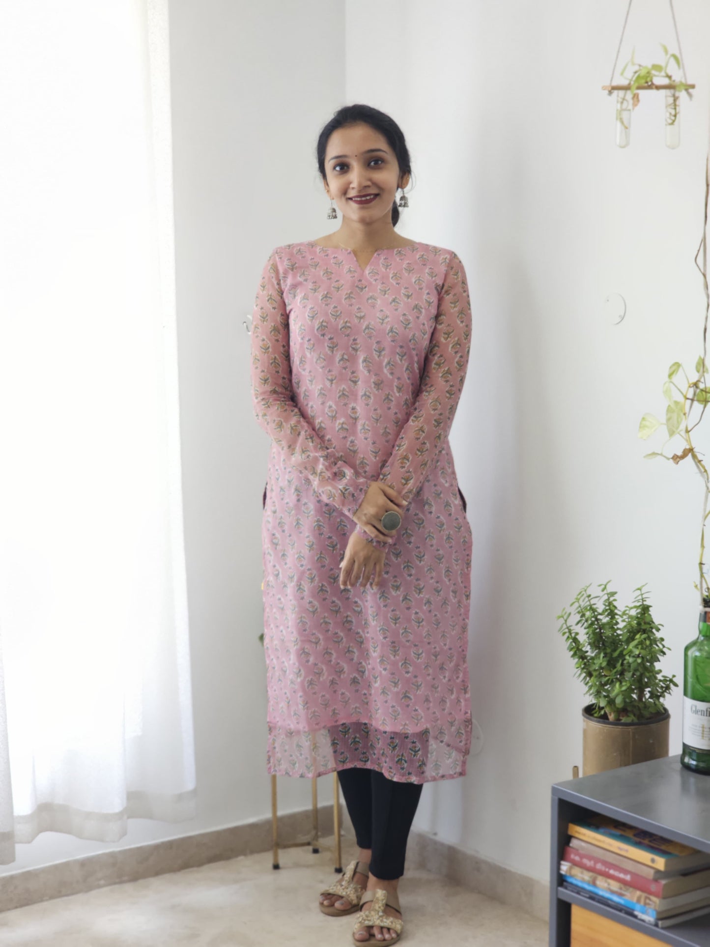 Meher - Kota Cotton Sanganeri Handblock Printed Kurta