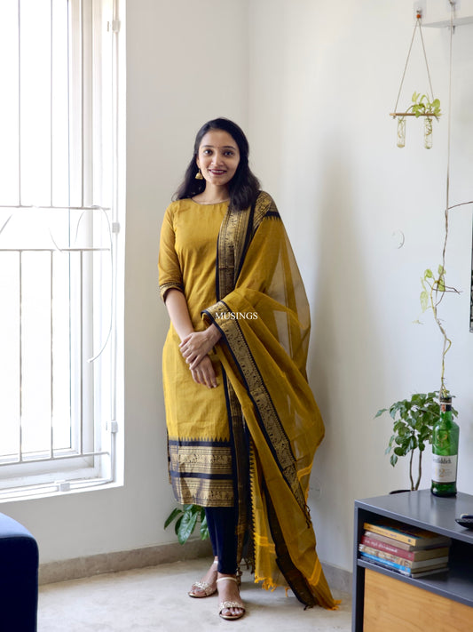 Lakshmi - Kanchi Cotton Kurta and Dupatta Set