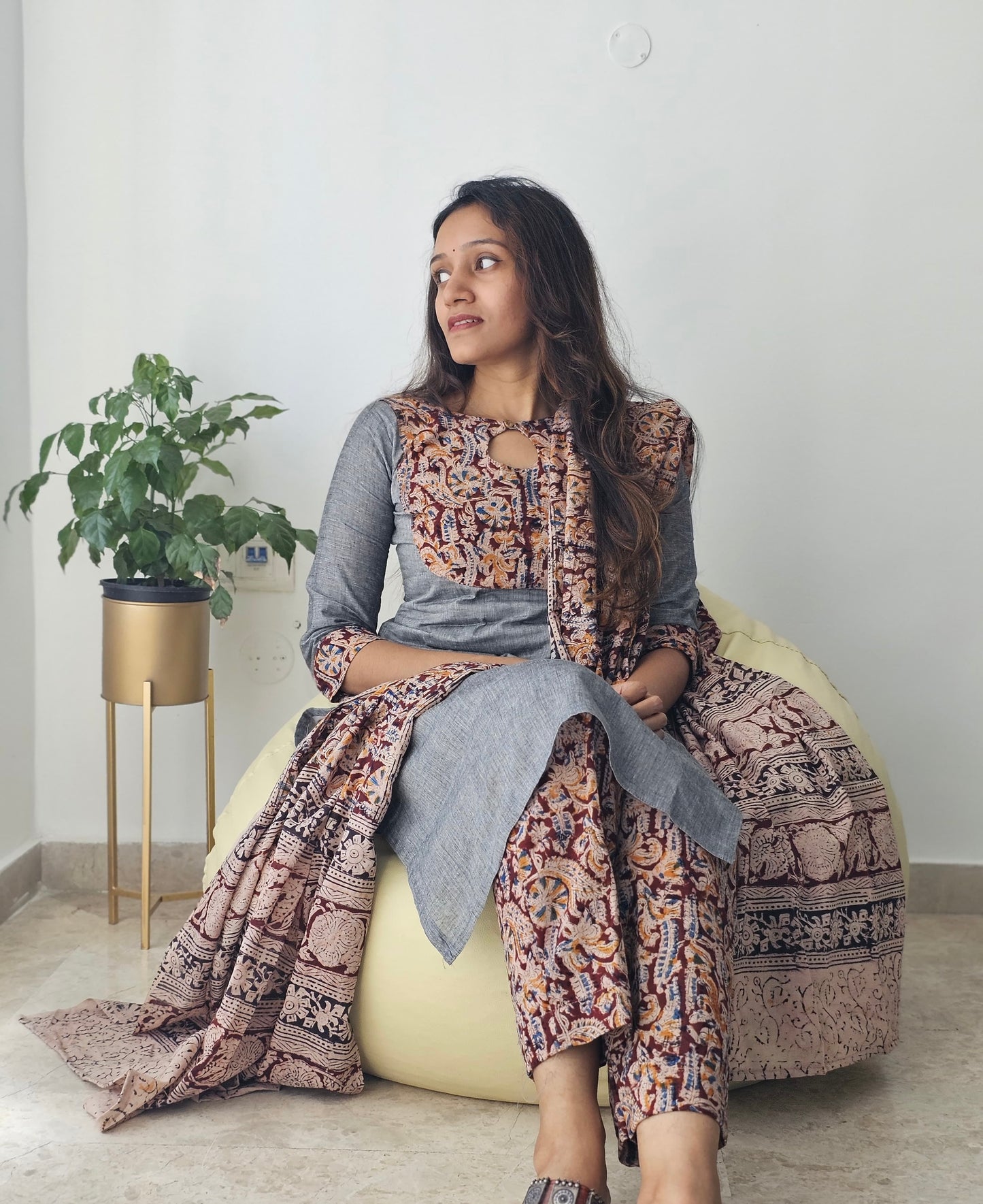 Ananya - Kalamkari x Mangalgiri