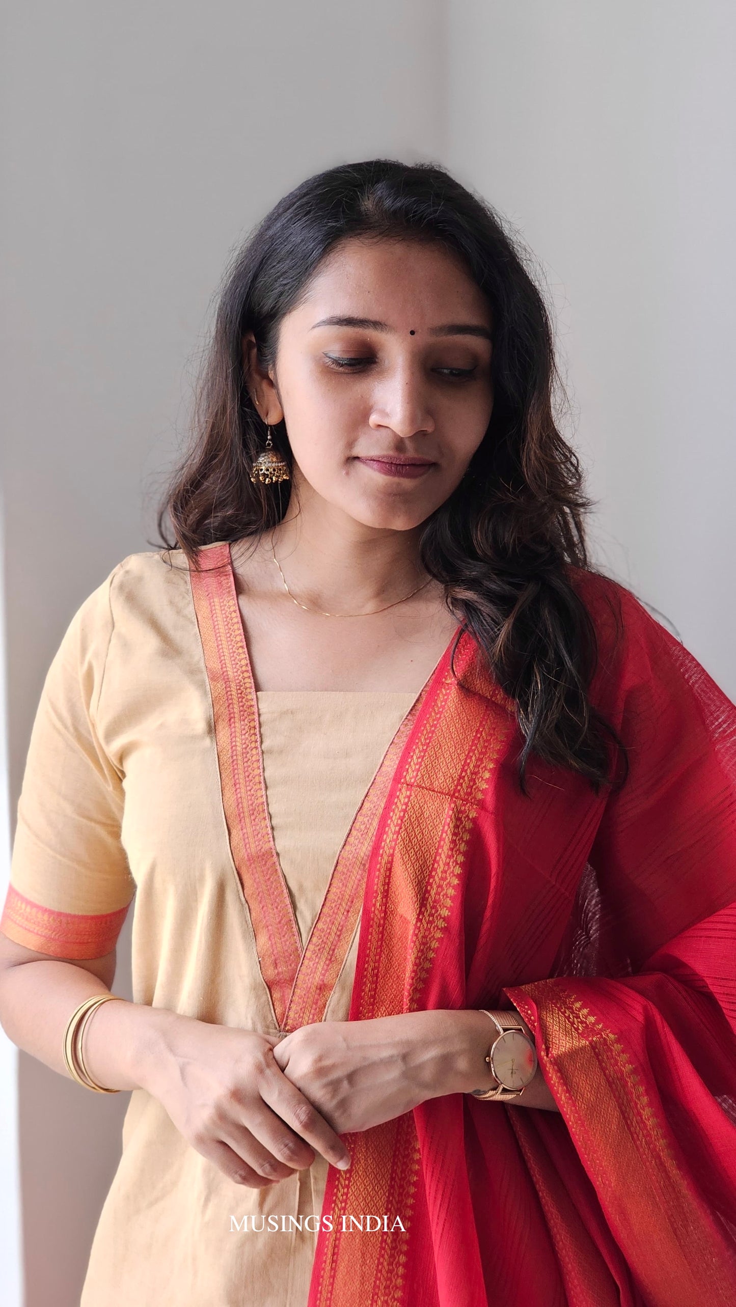 Nithya - Mangalgiri Kurta Set