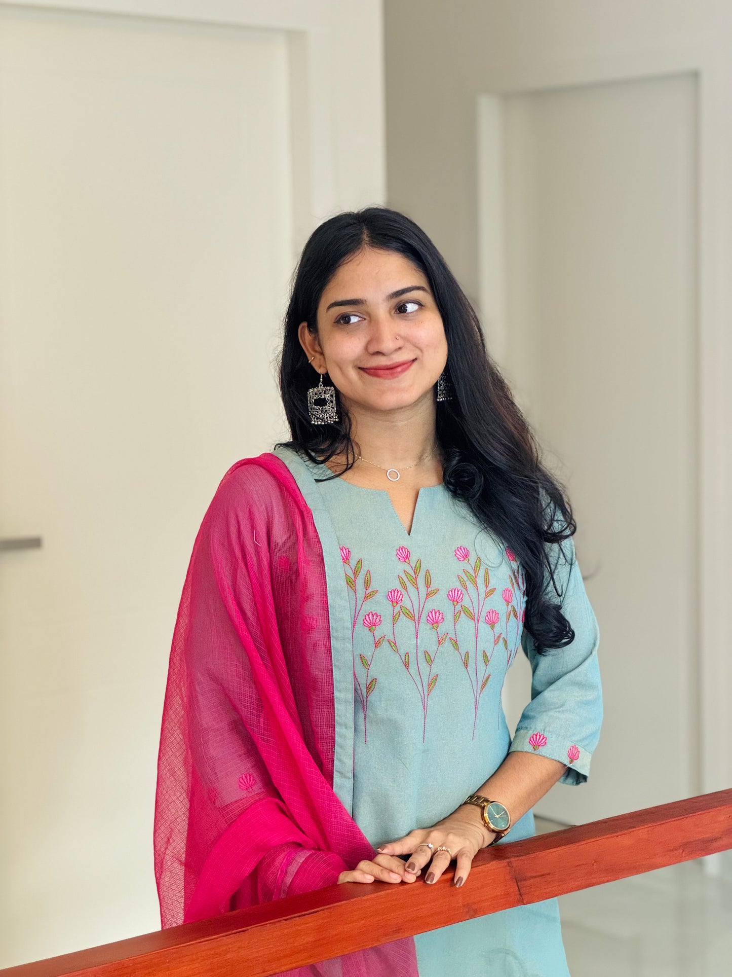 Kamali - Pure Cotton Kota Patchwork Dupatta