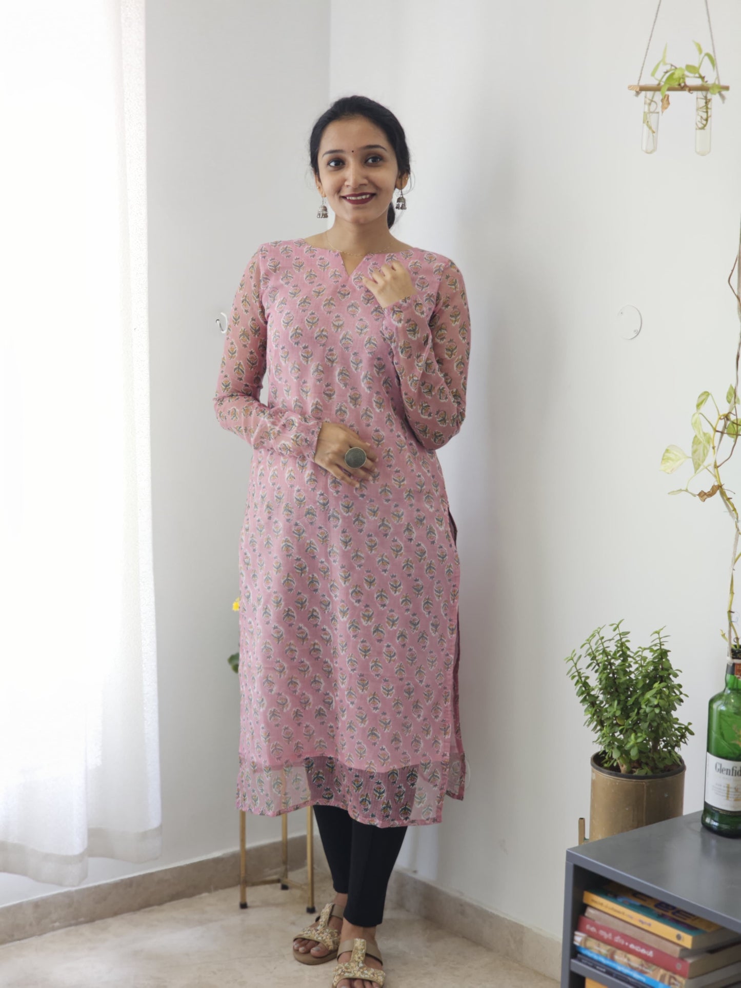 Meher - Kota Cotton Sanganeri Handblock Printed Kurta