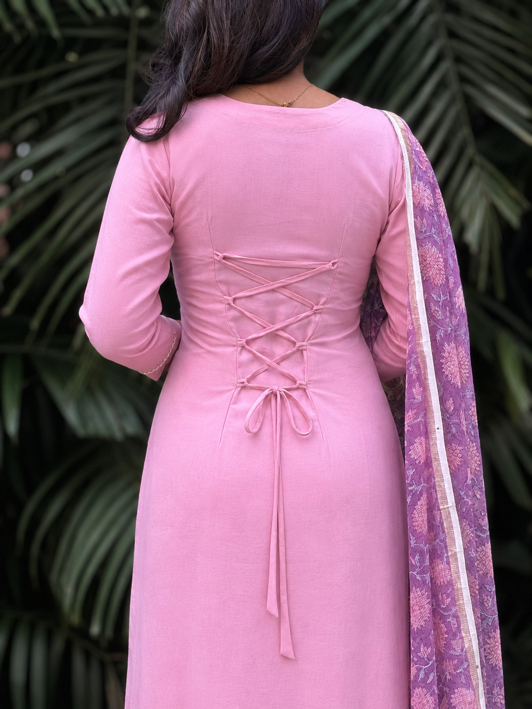 Mallika - Pure Cotton Kurta and Sanganeri Kota Dupatta Set