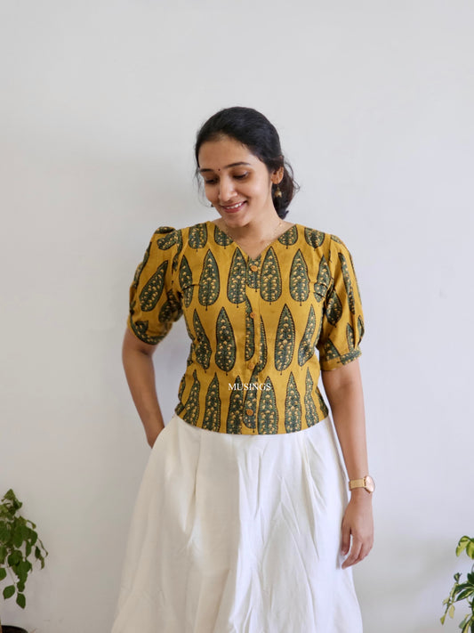 Afreen - Handblock Printed Short Kurta